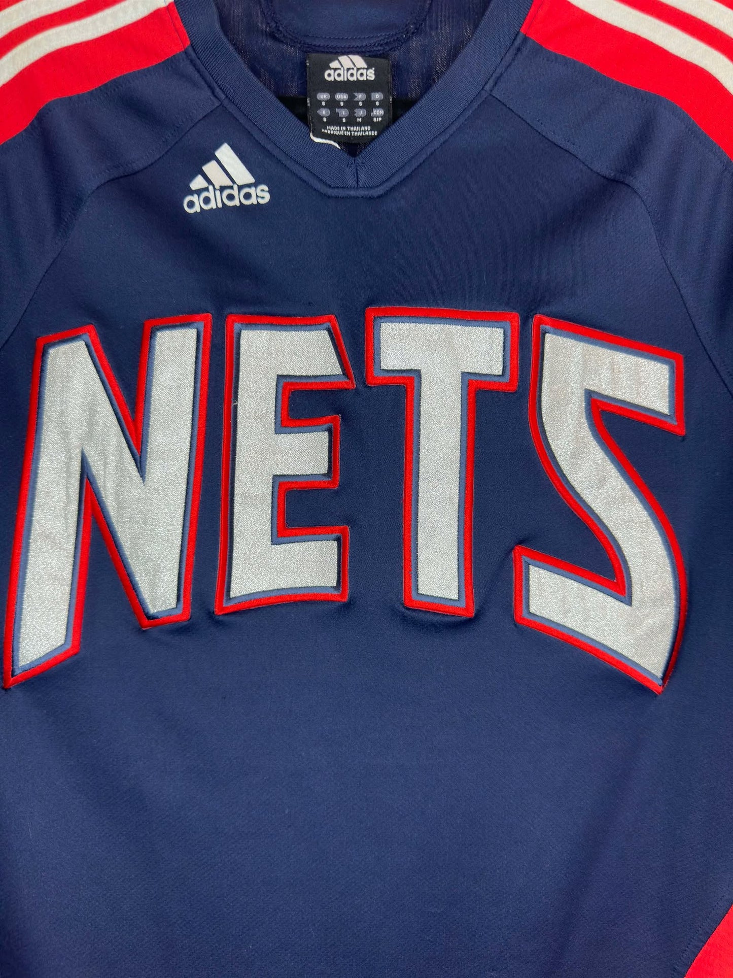 Y2K x Adidas x Brooklyn Nets x Navy Blue Basketball Warm Up Jersey - S