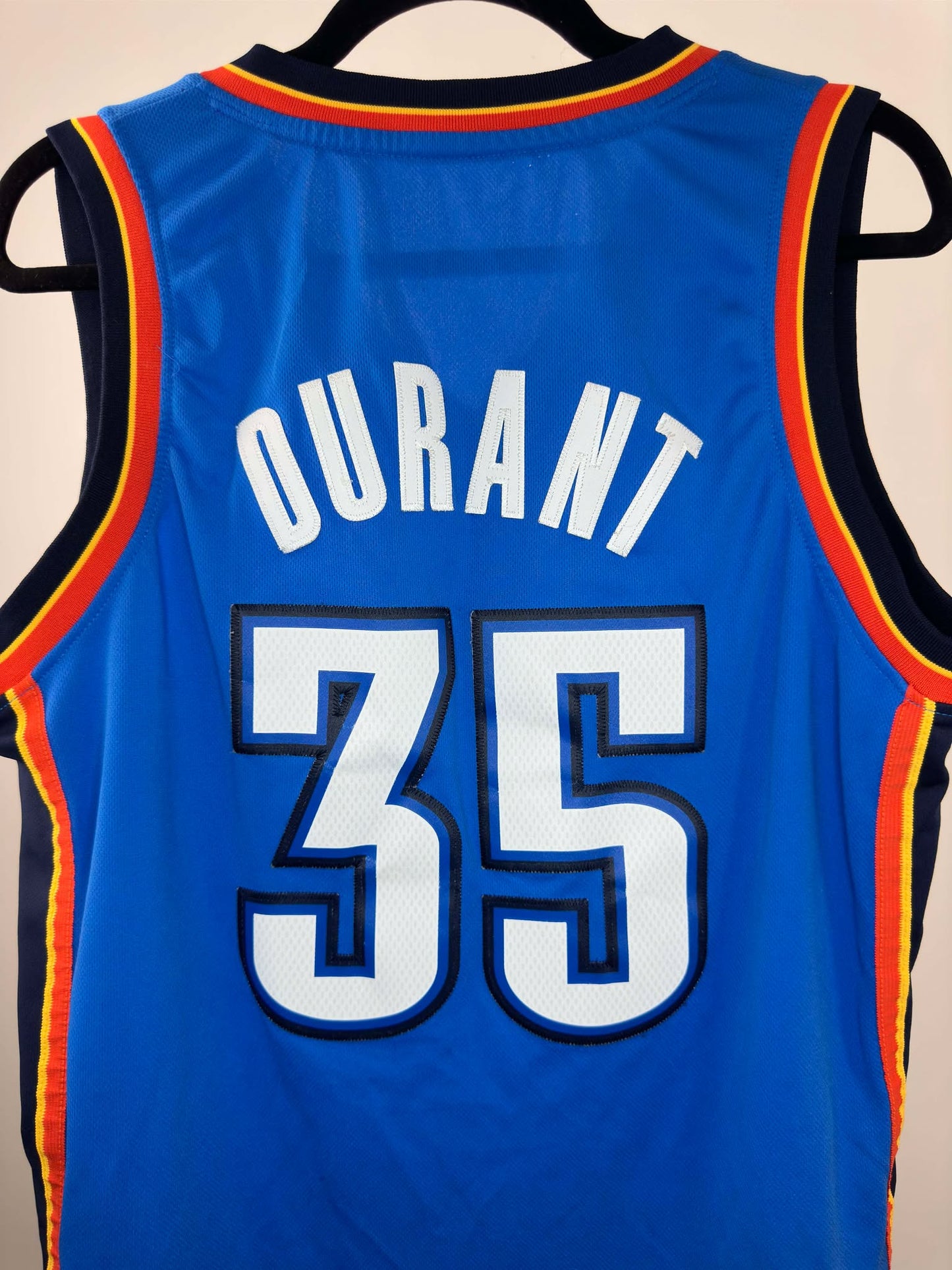 Adidas x NBA x Oklahoma City Thunder x Kevin Durant x Blue Orange Basketball Jersey - S