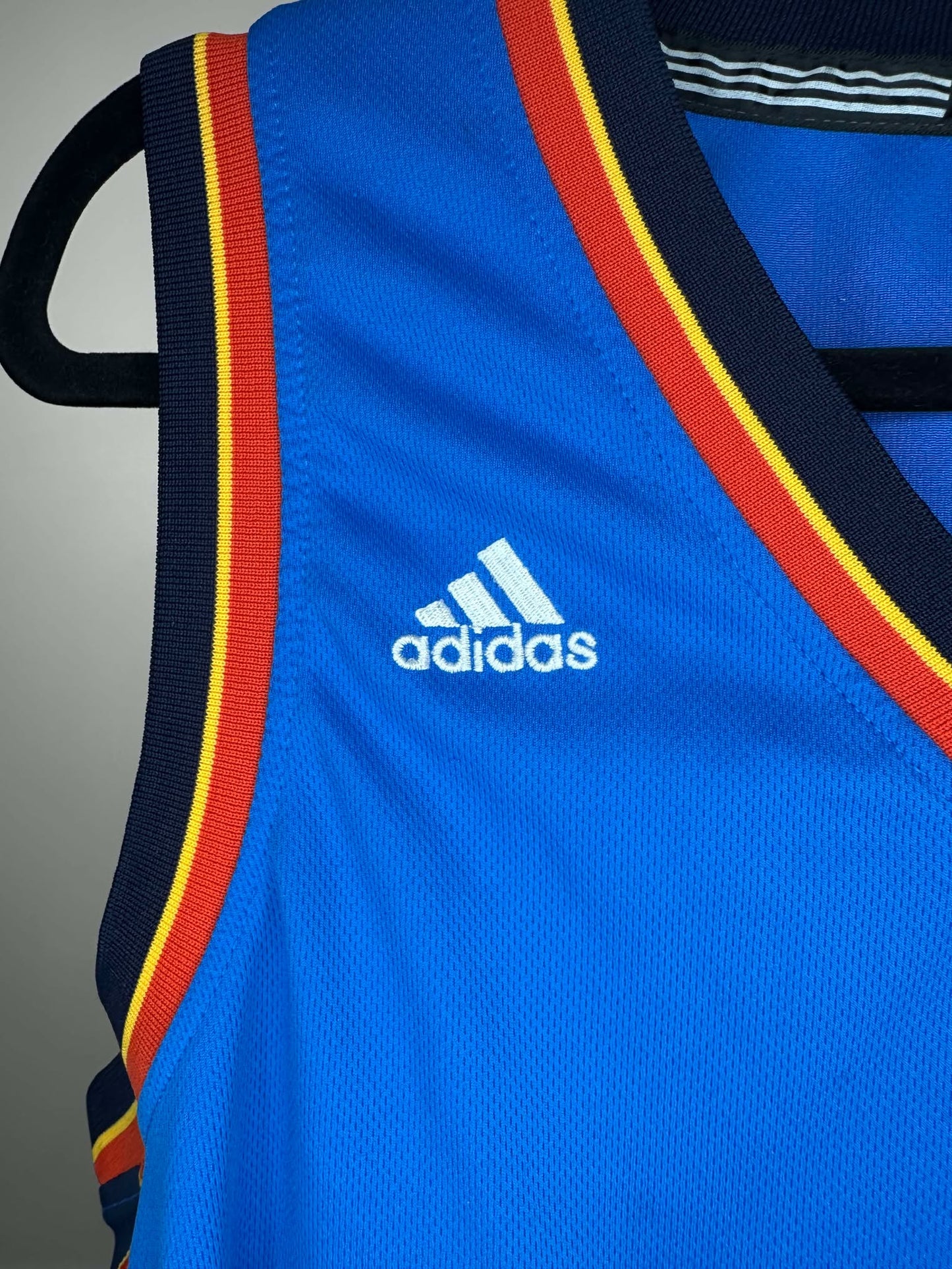 Adidas x NBA x Oklahoma City Thunder x Kevin Durant x Blue Orange Basketball Jersey - S