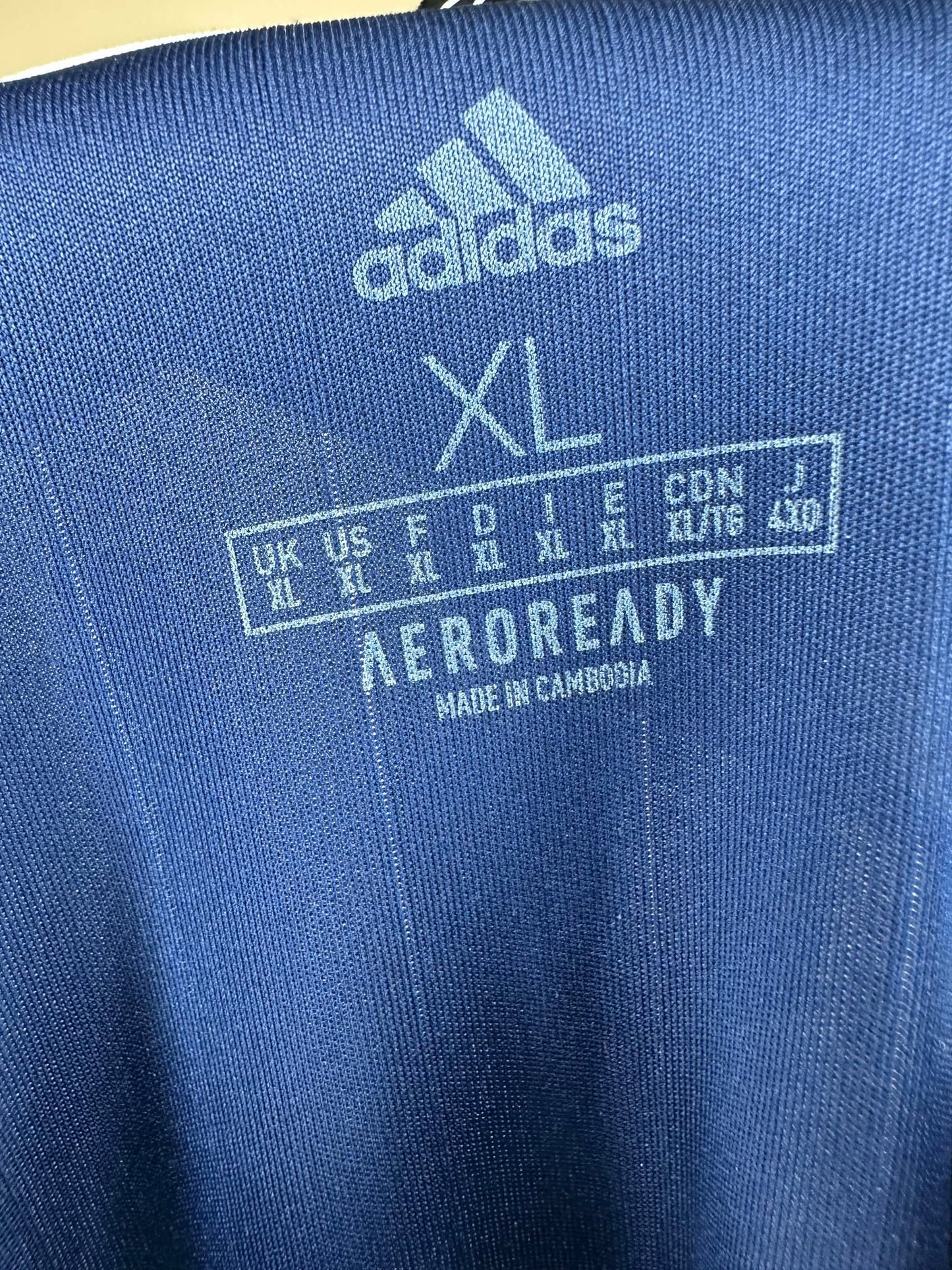 Adidas x Blank Blue Soccer Type Jersey - XL