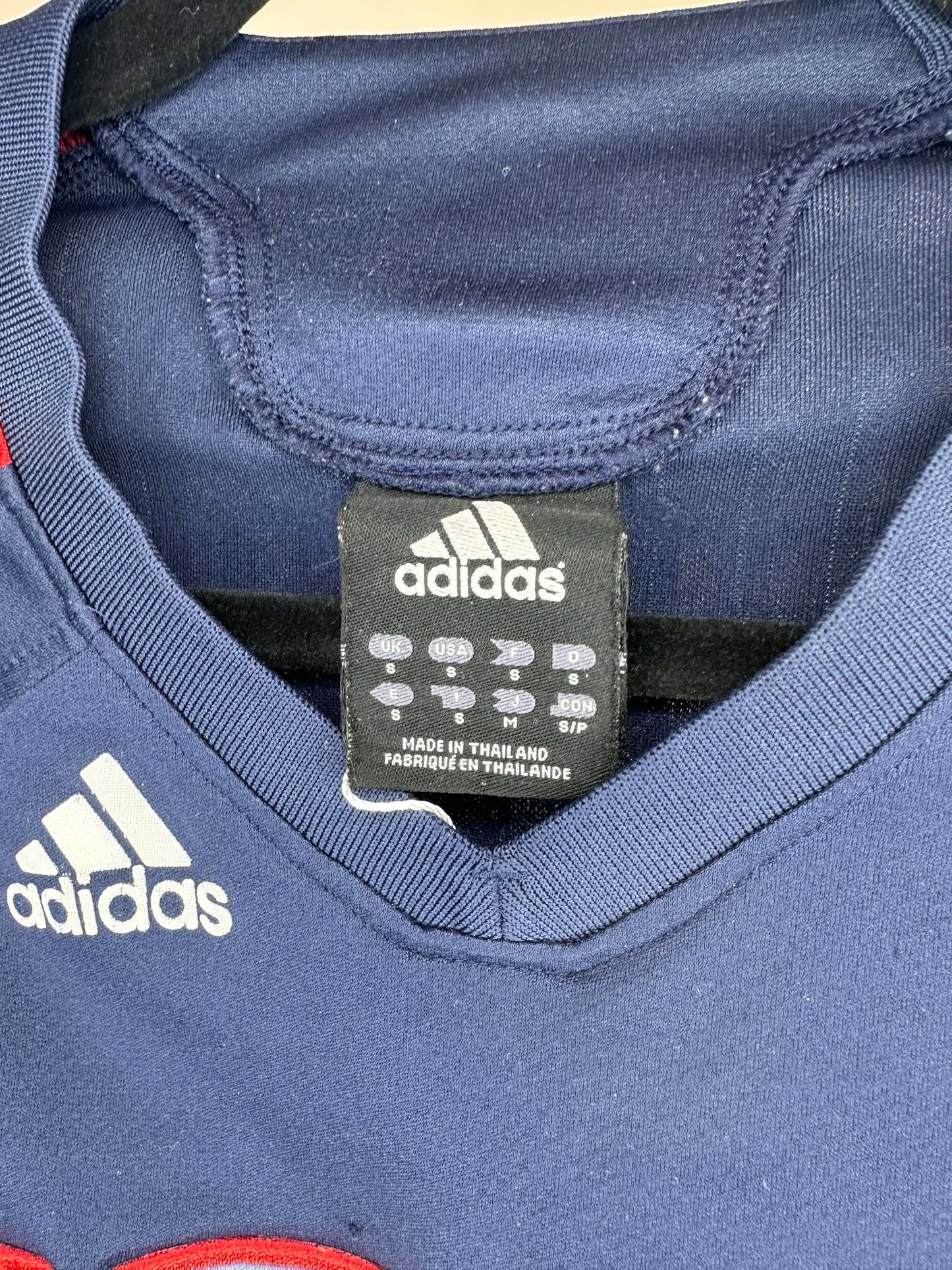 Y2K x Adidas x Brooklyn Nets x Navy Blue Basketball Warm Up Jersey - S