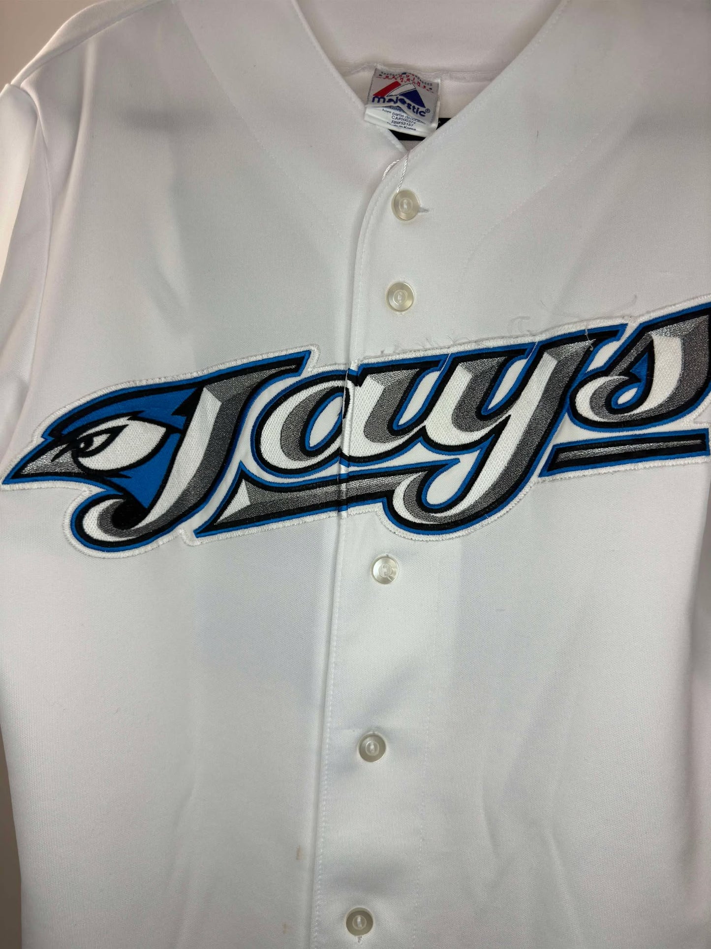 Majestic x MLB x Toronto Blue Jays x Roy Halladay x White Blue Baseball Jersey - M