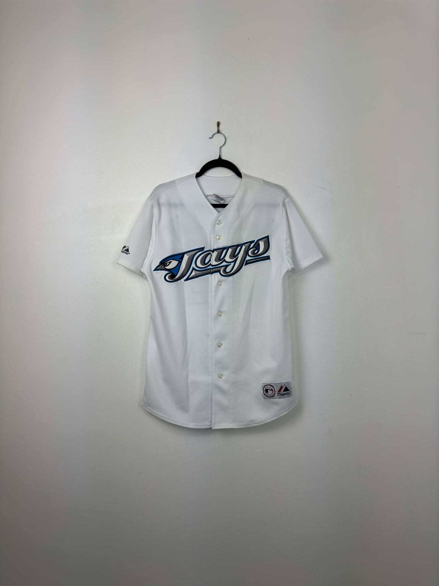 Majestic x MLB x Toronto Blue Jays x Roy Halladay x White Blue Baseball Jersey - M