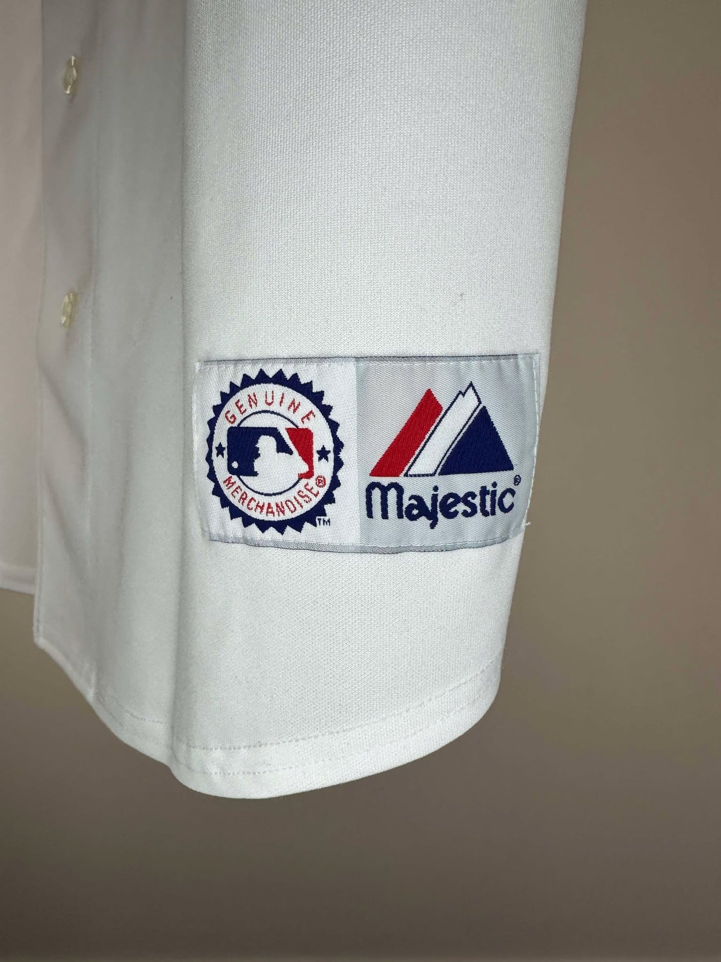 Majestic x MLB x Toronto Blue Jays x Roy Halladay x White Blue Baseball Jersey - M