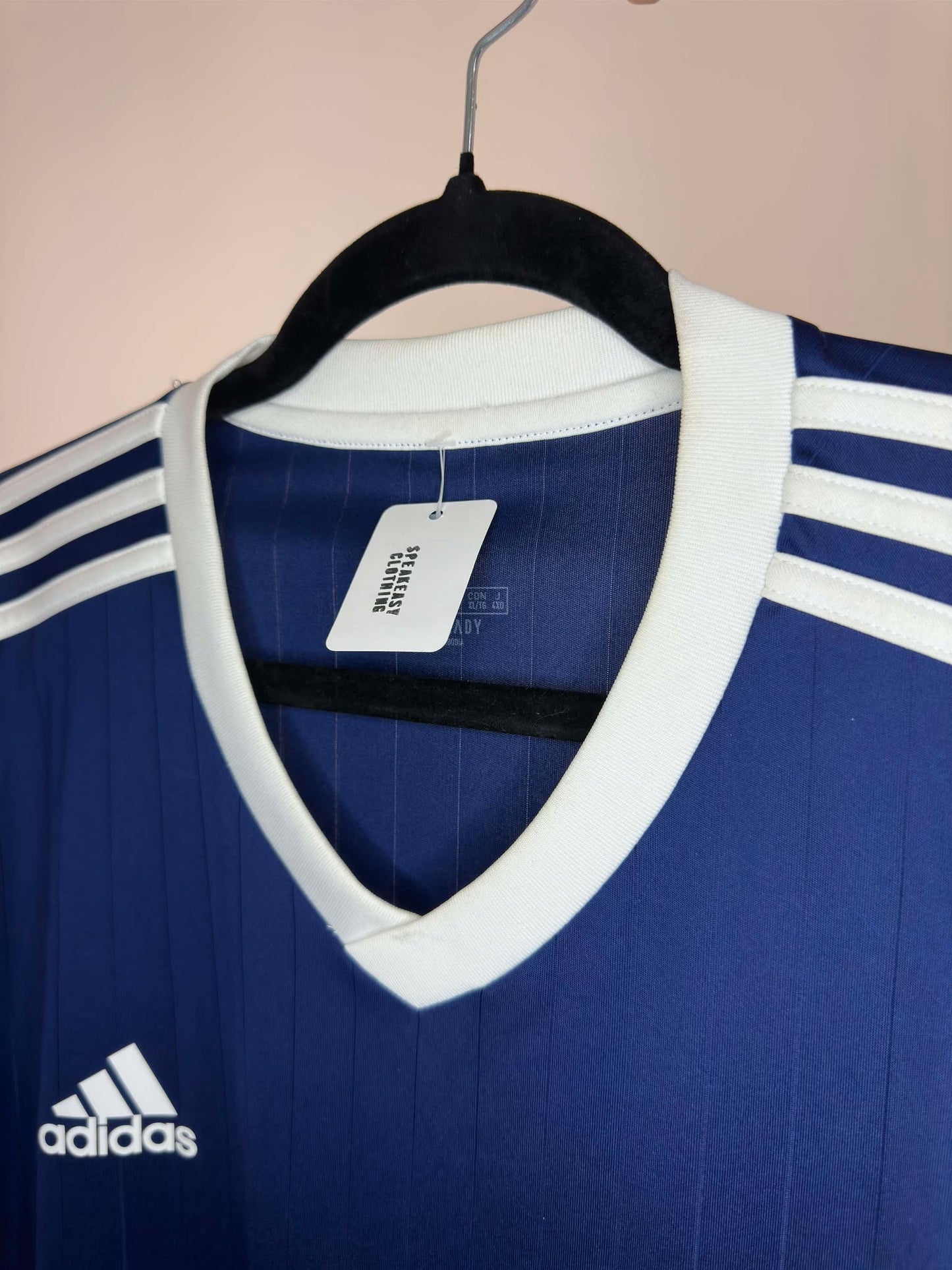 Adidas x Blank Blue Soccer Type Jersey - XL
