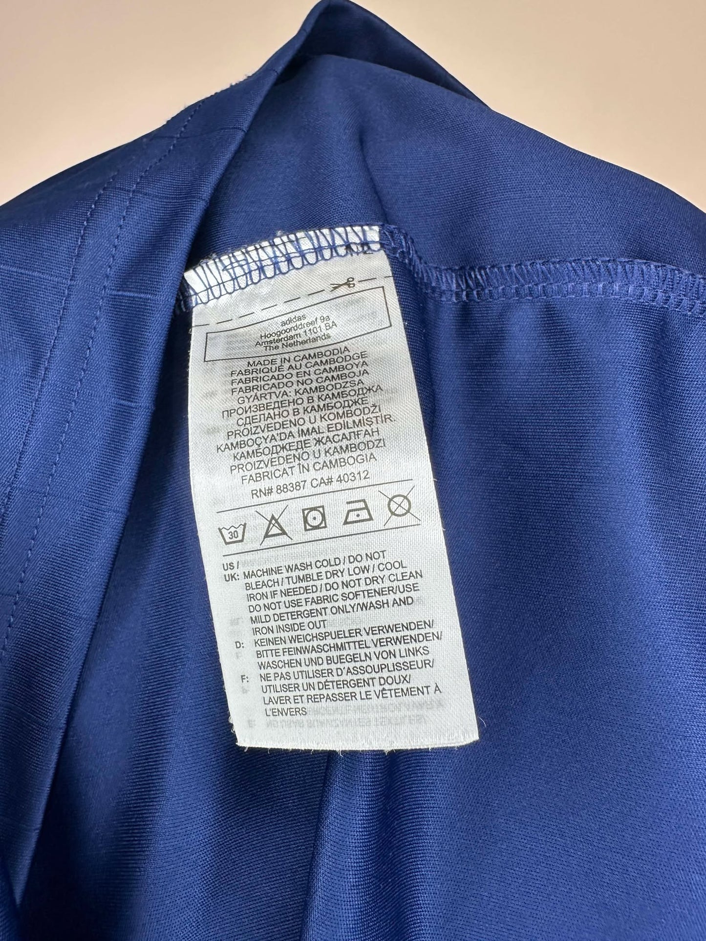 Adidas x Blank Blue Soccer Type Jersey - XL