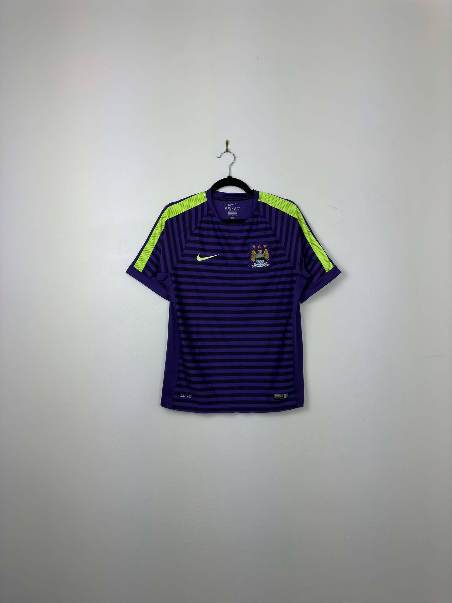 Nike x Manchester City FC x 2014/2015 x Purple Soccer Kit Jersey - M