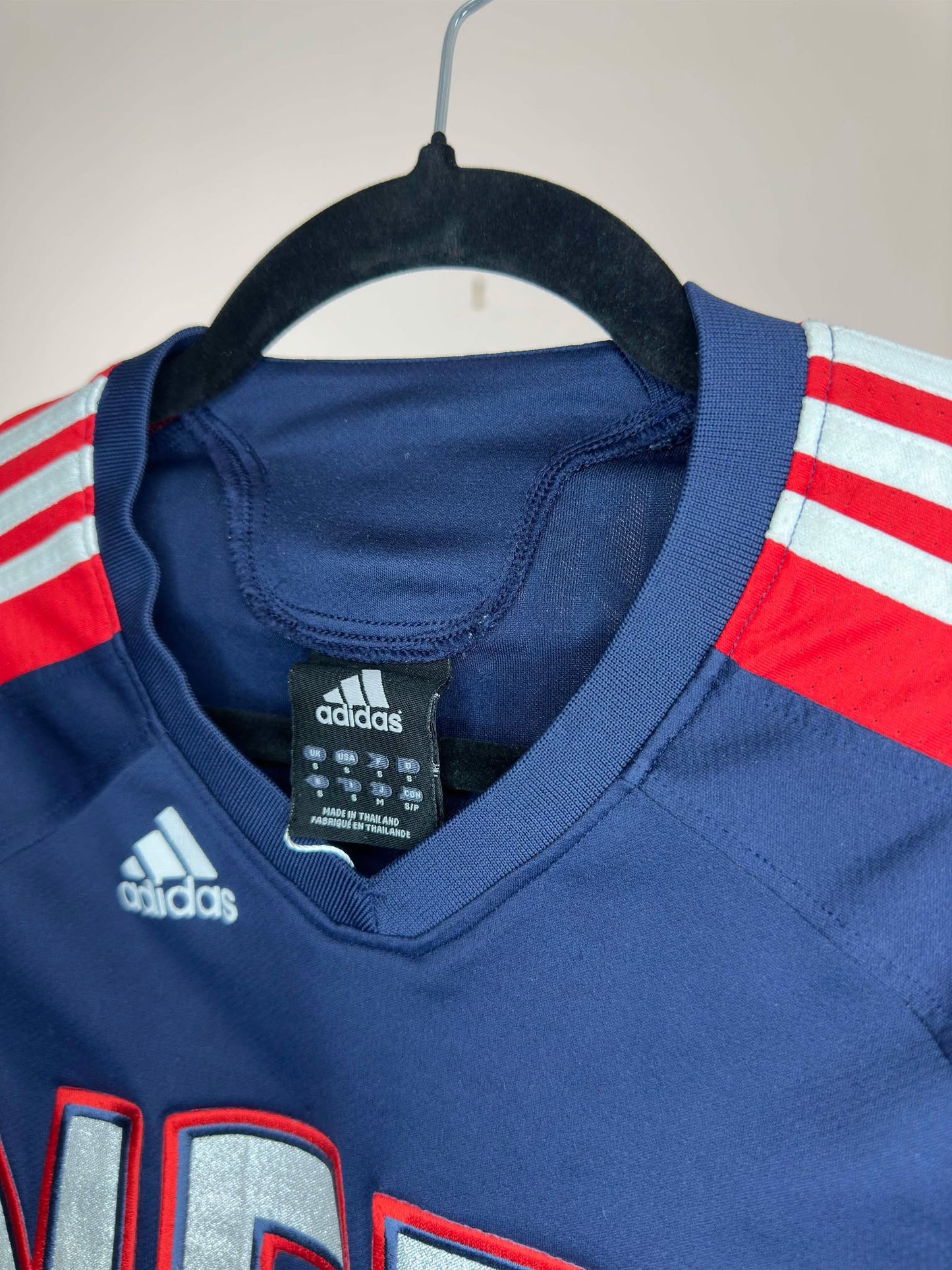 Y2K x Adidas x Brooklyn Nets x Navy Blue Basketball Warm Up Jersey - S