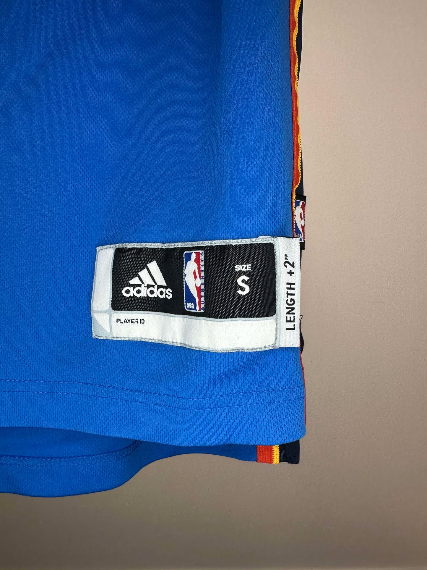Adidas x NBA x Oklahoma City Thunder x Kevin Durant x Blue Orange Basketball Jersey - S