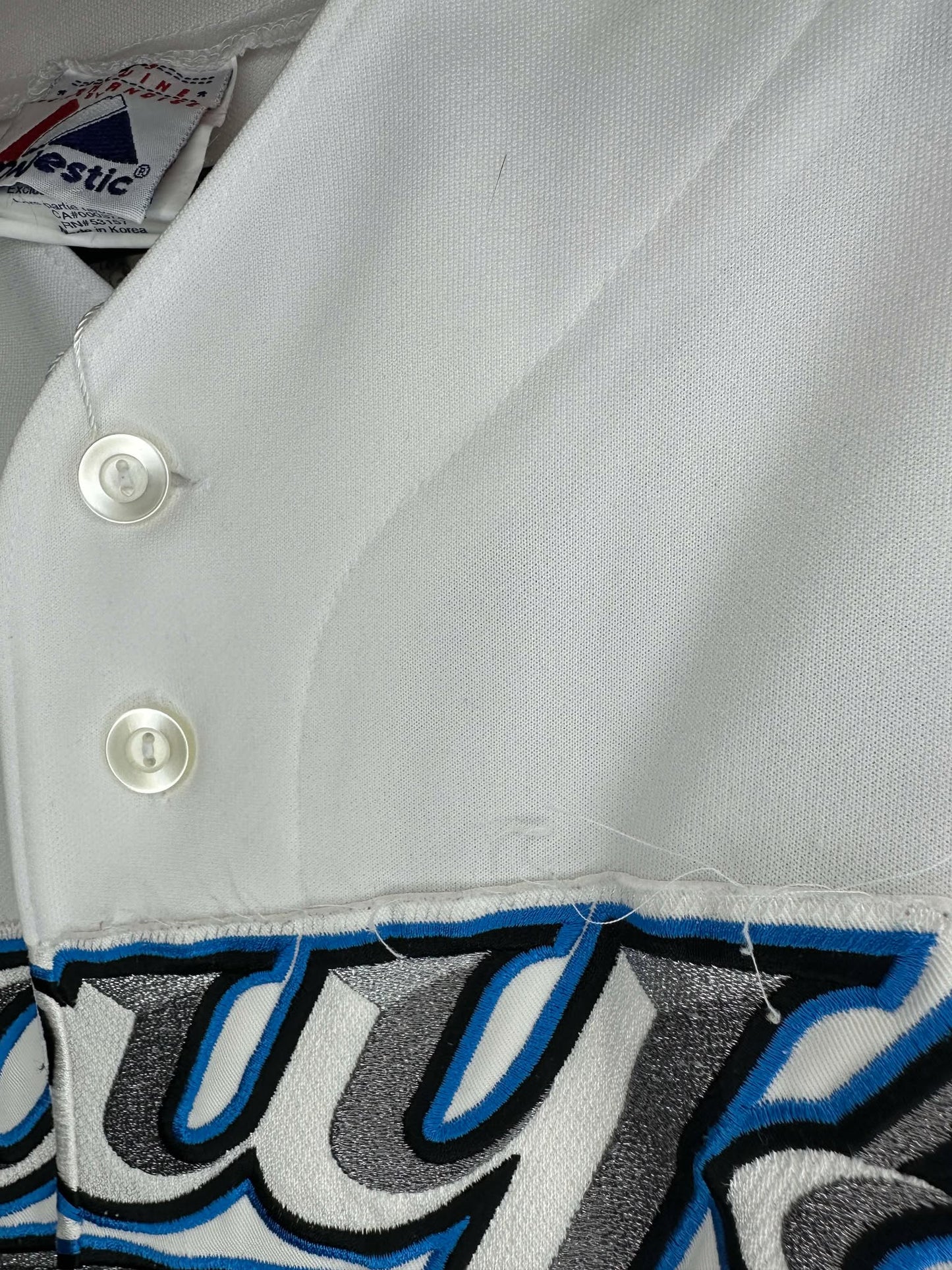 Majestic x MLB x Toronto Blue Jays x Roy Halladay x White Blue Baseball Jersey - M