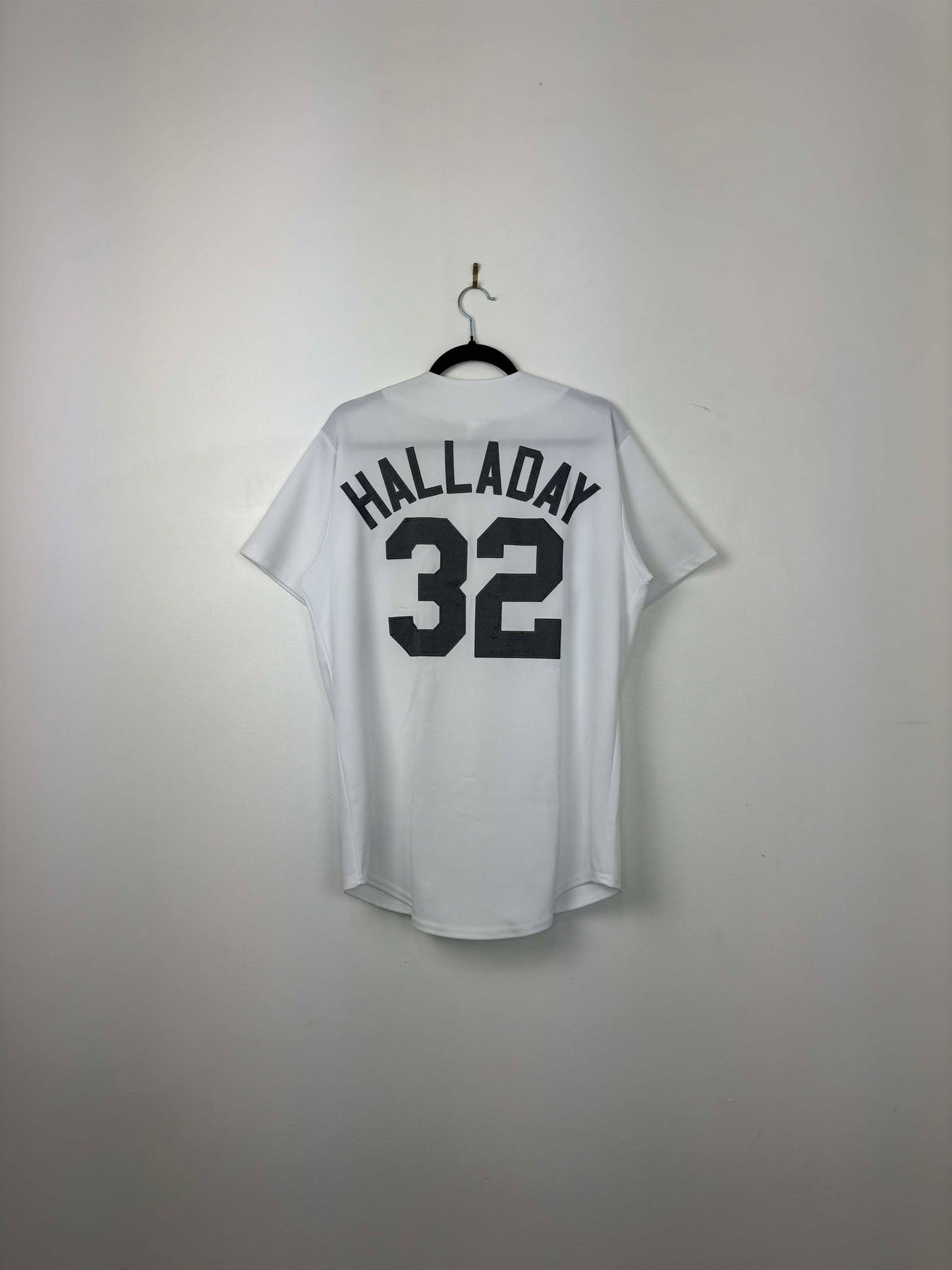 Majestic x MLB x Toronto Blue Jays x Roy Halladay x White Blue Baseball Jersey - M
