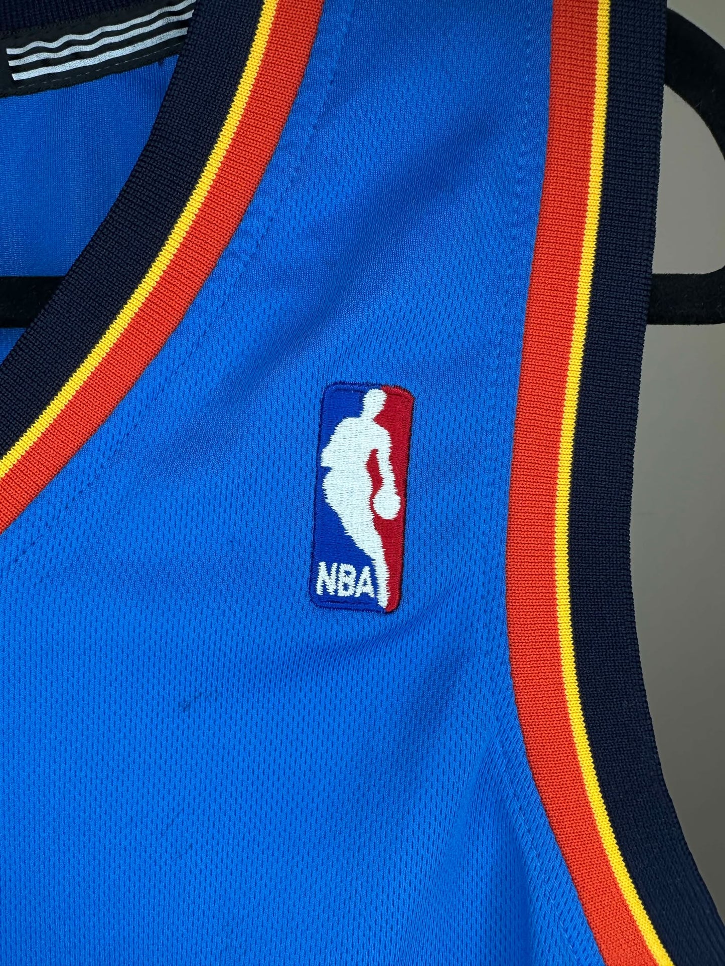 Adidas x NBA x Oklahoma City Thunder x Kevin Durant x Blue Orange Basketball Jersey - S