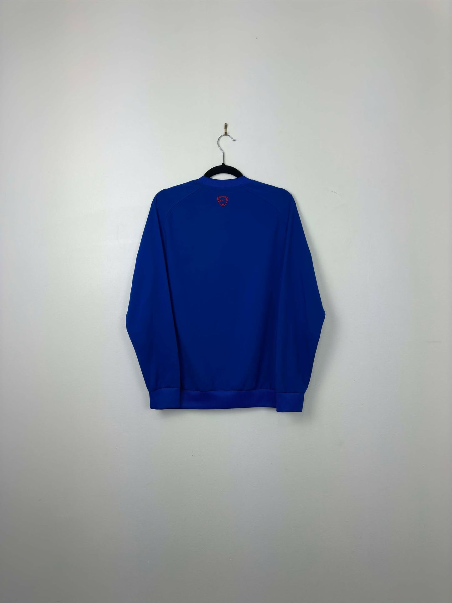 VTG x Nike x FC Barcelona x Blue Red Soccer Warm Up Crewneck - L