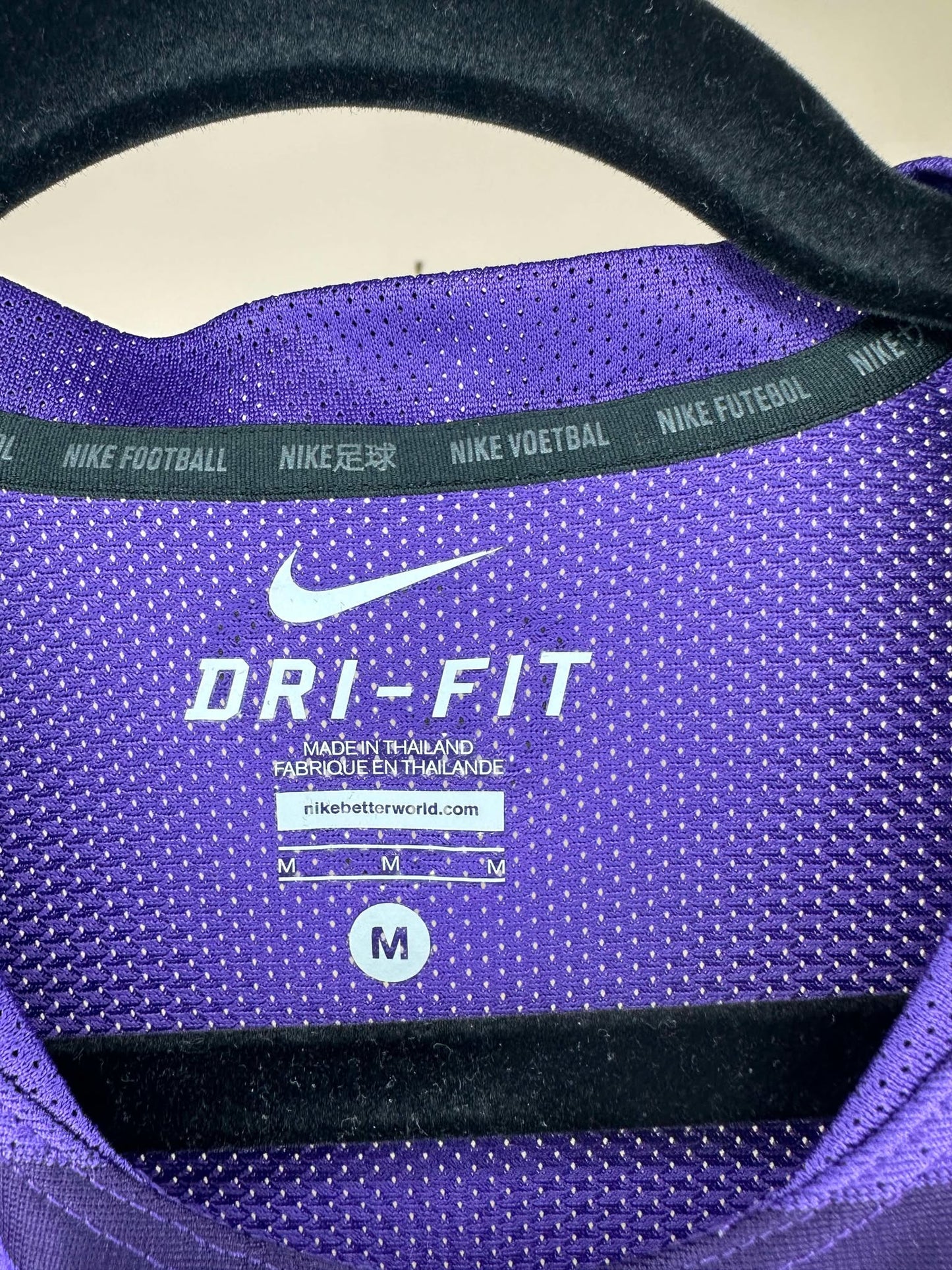 Nike x Manchester City FC x 2014/2015 x Purple Soccer Kit Jersey - M