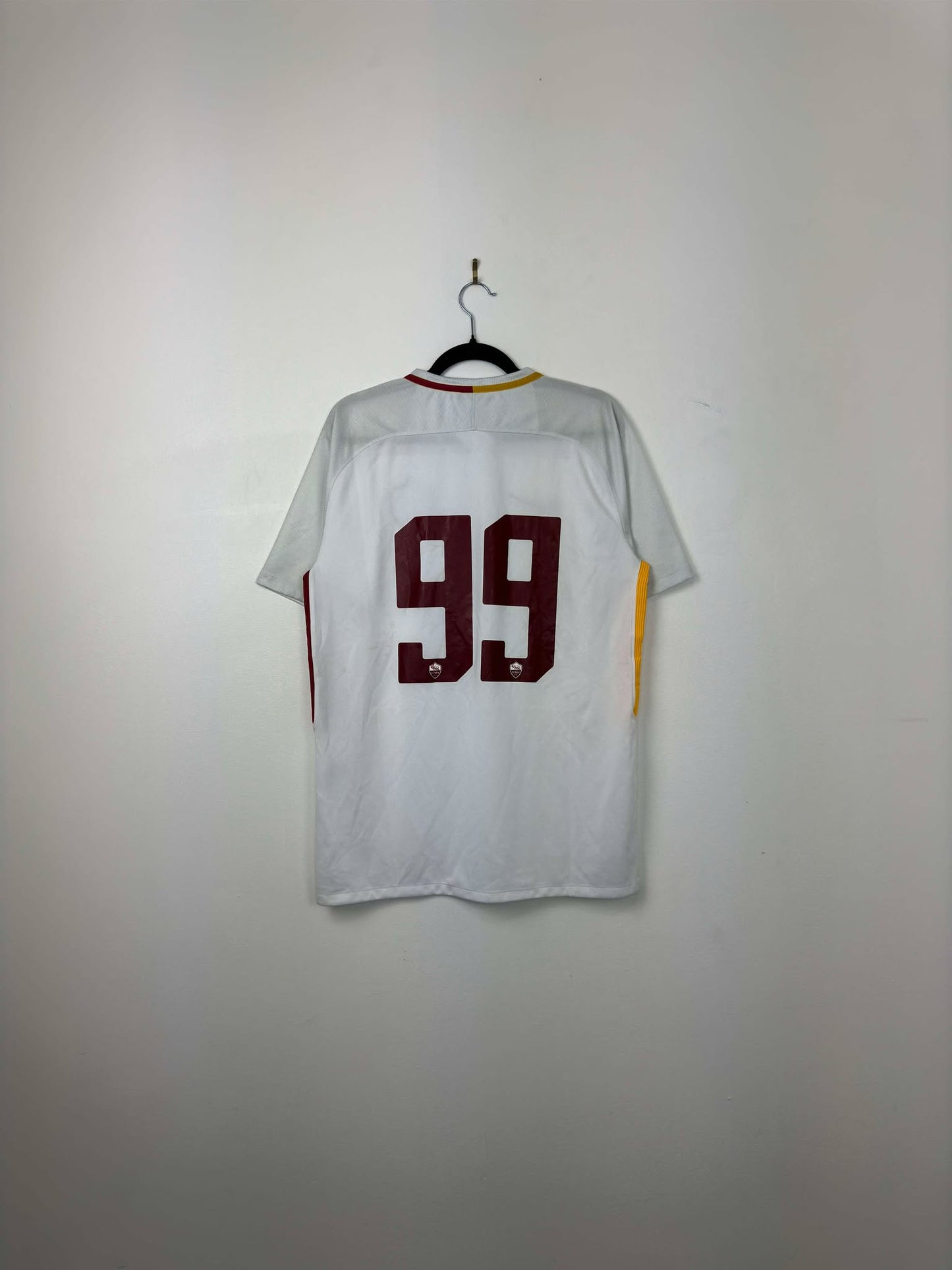 Nike x Roma Siamo Noi FC x 2017 x White Warm Up Soccer Kit Jersey - L