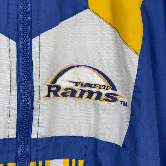 Vintage Pro Player St. Louis Rams Full Zip Reversible Insulated Jacket