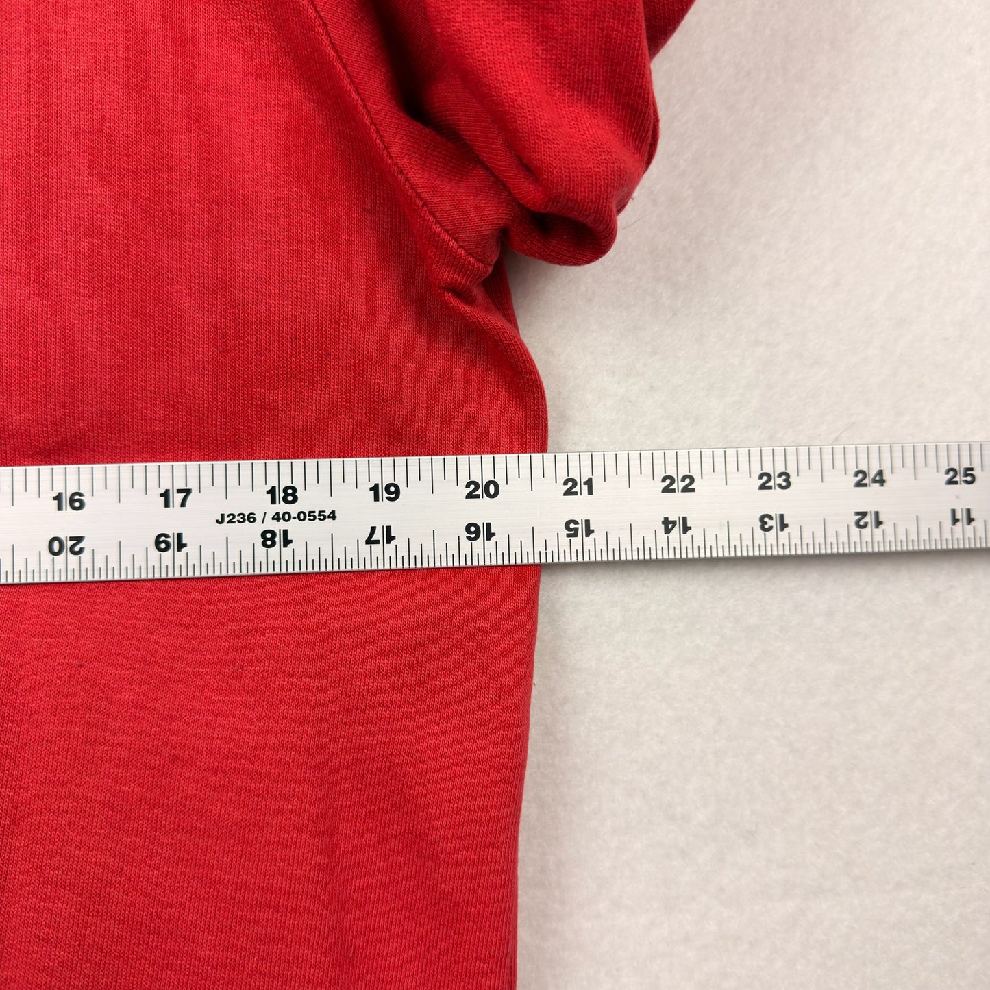 Vintage 80's Lyon Paris Manuel De Chimie Red Pullover Crewneck