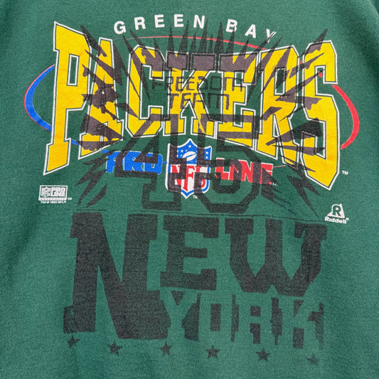Riddell 95 Greenbay Packers NFL Green Crewneck