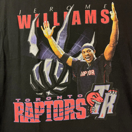 Vintage Toronto Raptors Jerome Williams Graphic Black Tee