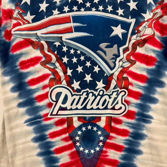 Team NFL New England Patriots Tiedye USA Colorway Tee