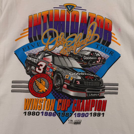 Sports Image Intimidator Dale Earnhardt White Tee