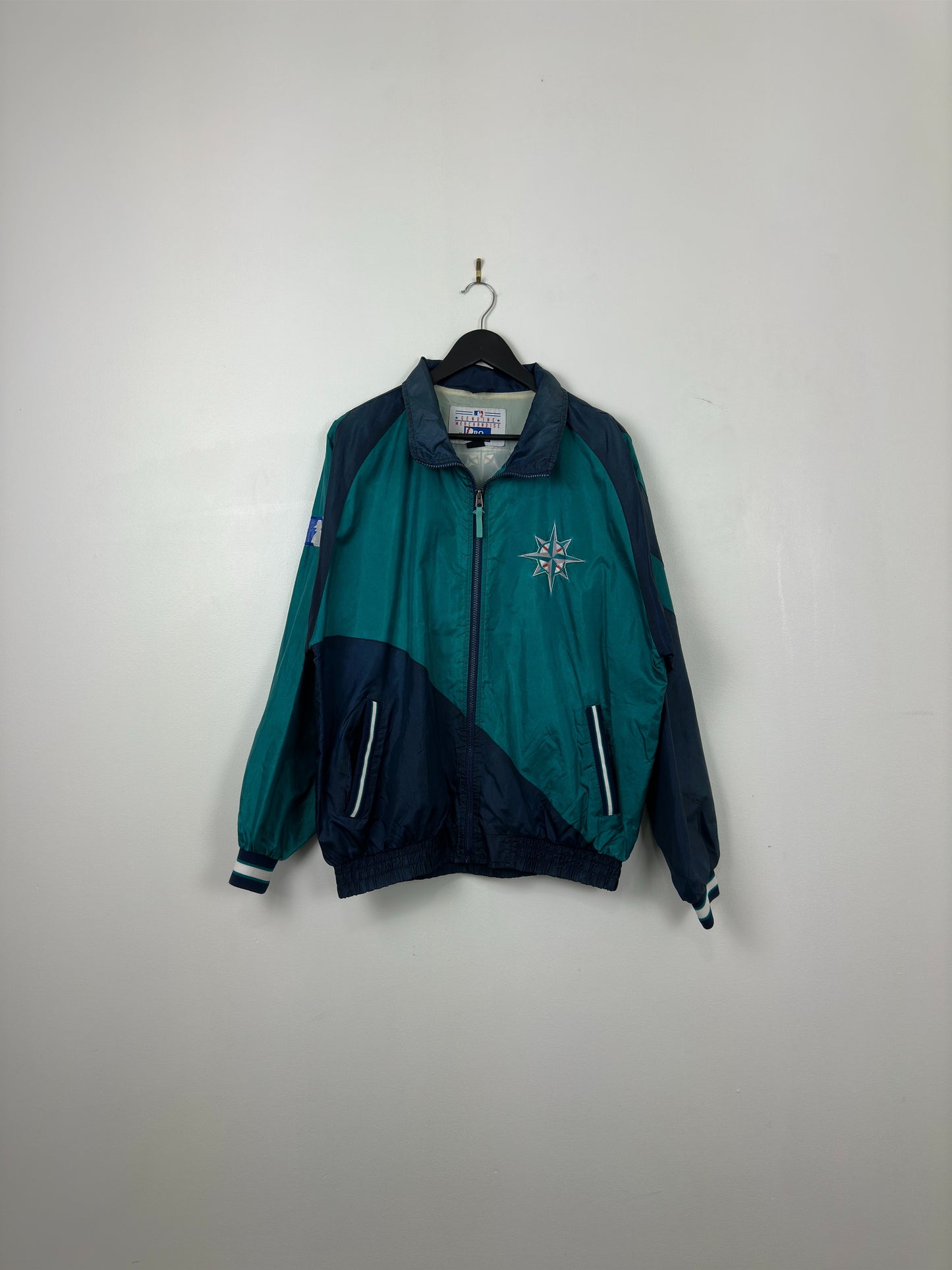 VTG x MLB x Pro Player x Seattle Mariners x Full Zip Windbreaker Jacket - M