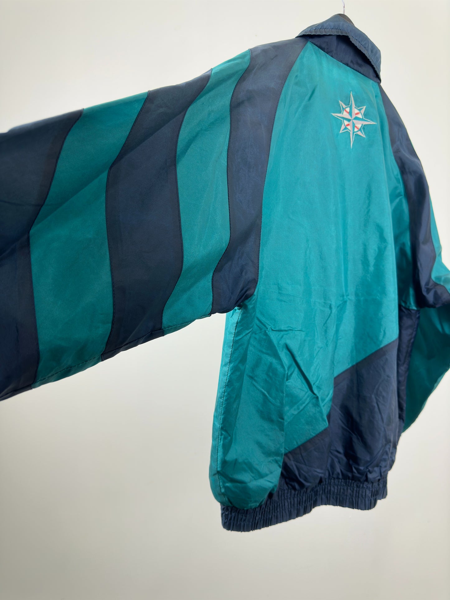 VTG x MLB x Pro Player x Seattle Mariners x Full Zip Windbreaker Jacket - M