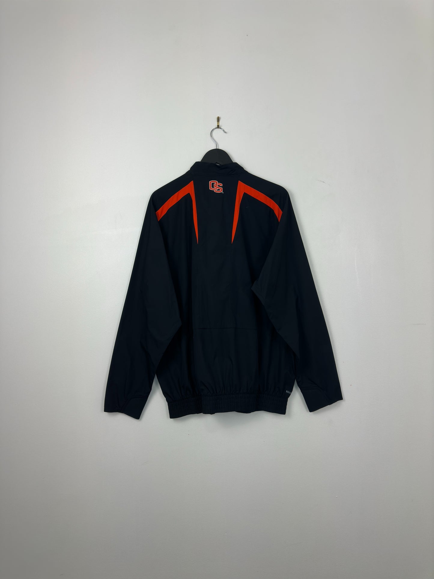 VTG x Team Nike x Ohio State x Full Zip Windbreaker Jacket - L