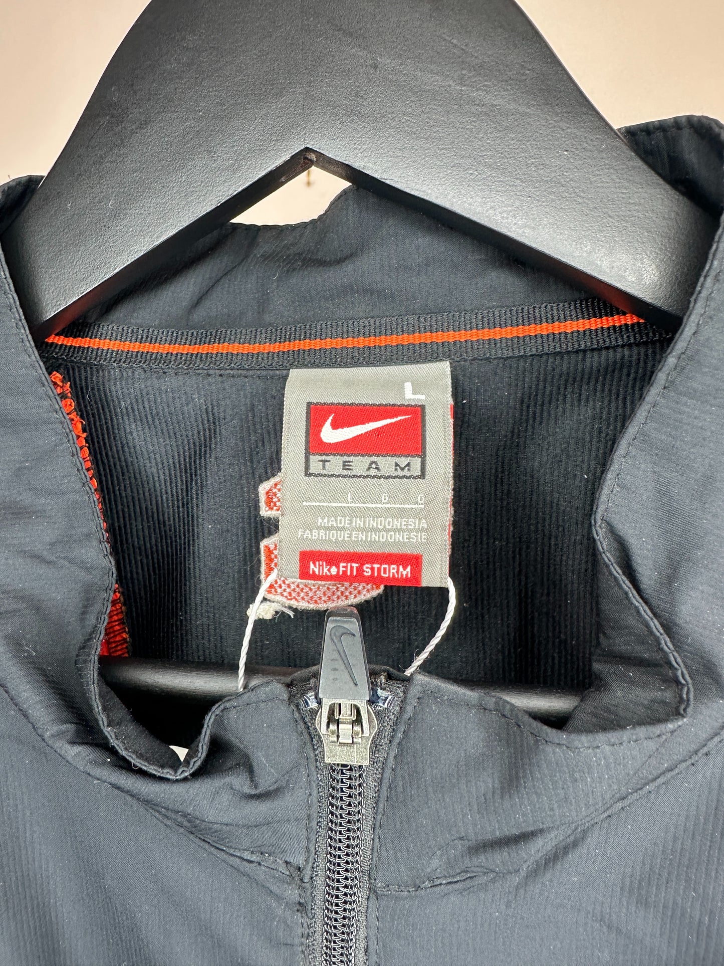 VTG x Team Nike x Ohio State x Full Zip Windbreaker Jacket - L