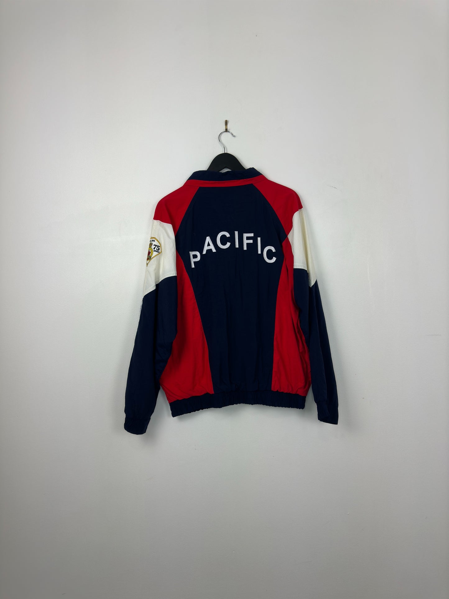 VTG x Canada Athletics x 75th Year Anniversary x Legion Pacific x Full Zip Multi Color Windbreaker Jacket - L