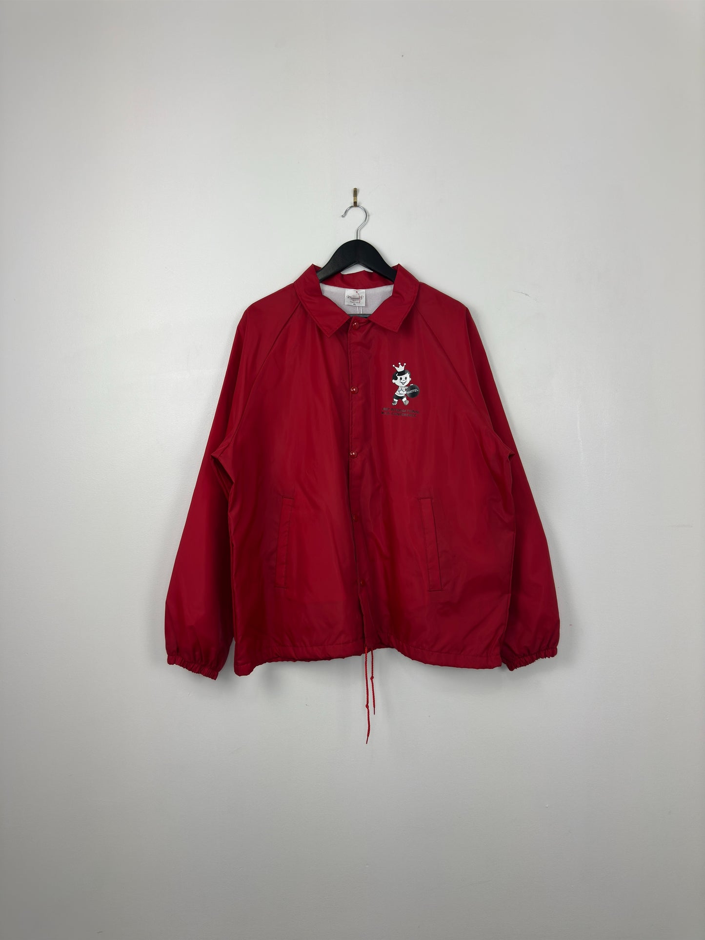 VTG x Auburn Sportswear x Mattel x Red Windbreaker Jacket - XL
