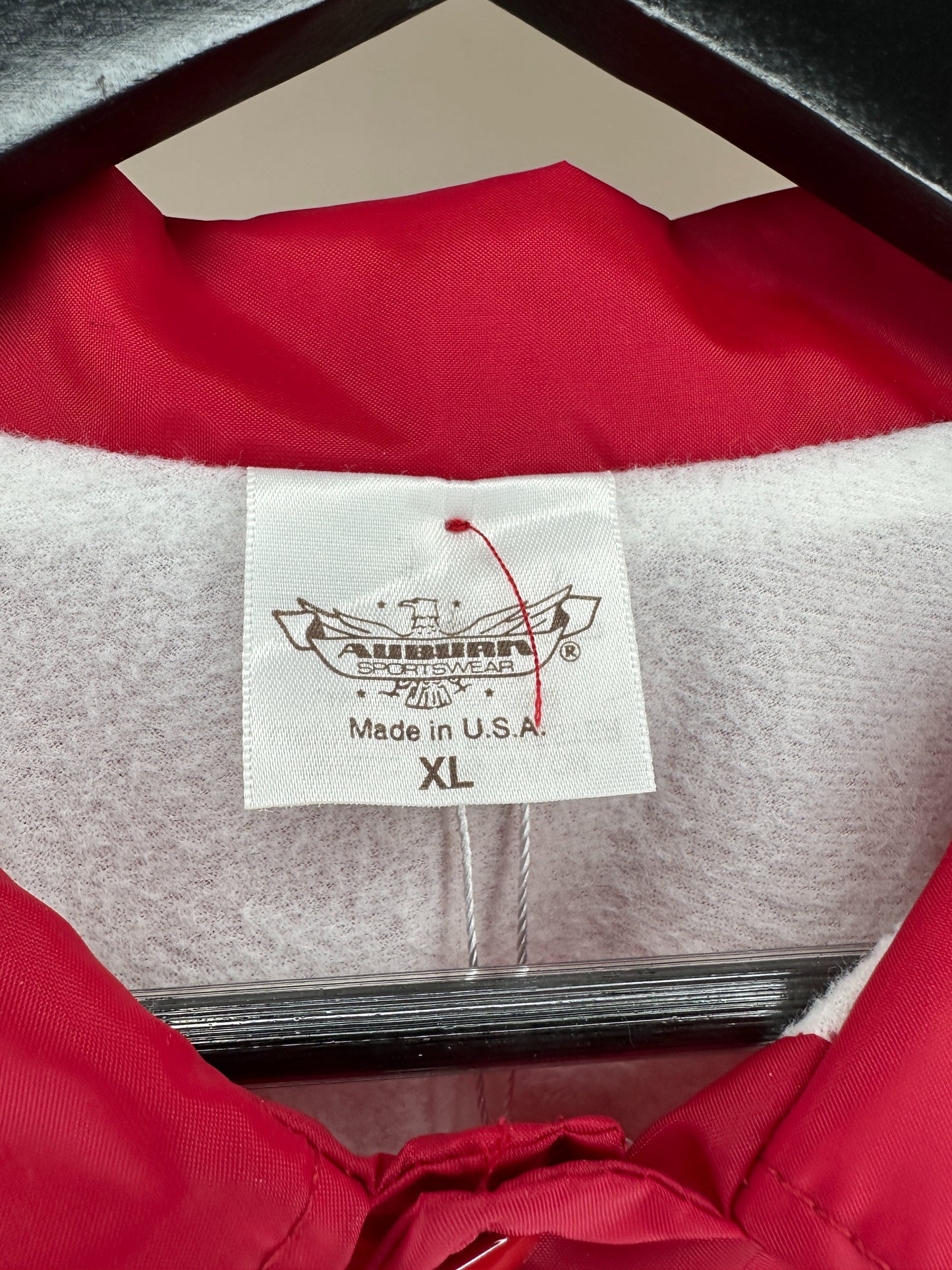 VTG x Auburn Sportswear x Mattel x Red Windbreaker Jacket - XL