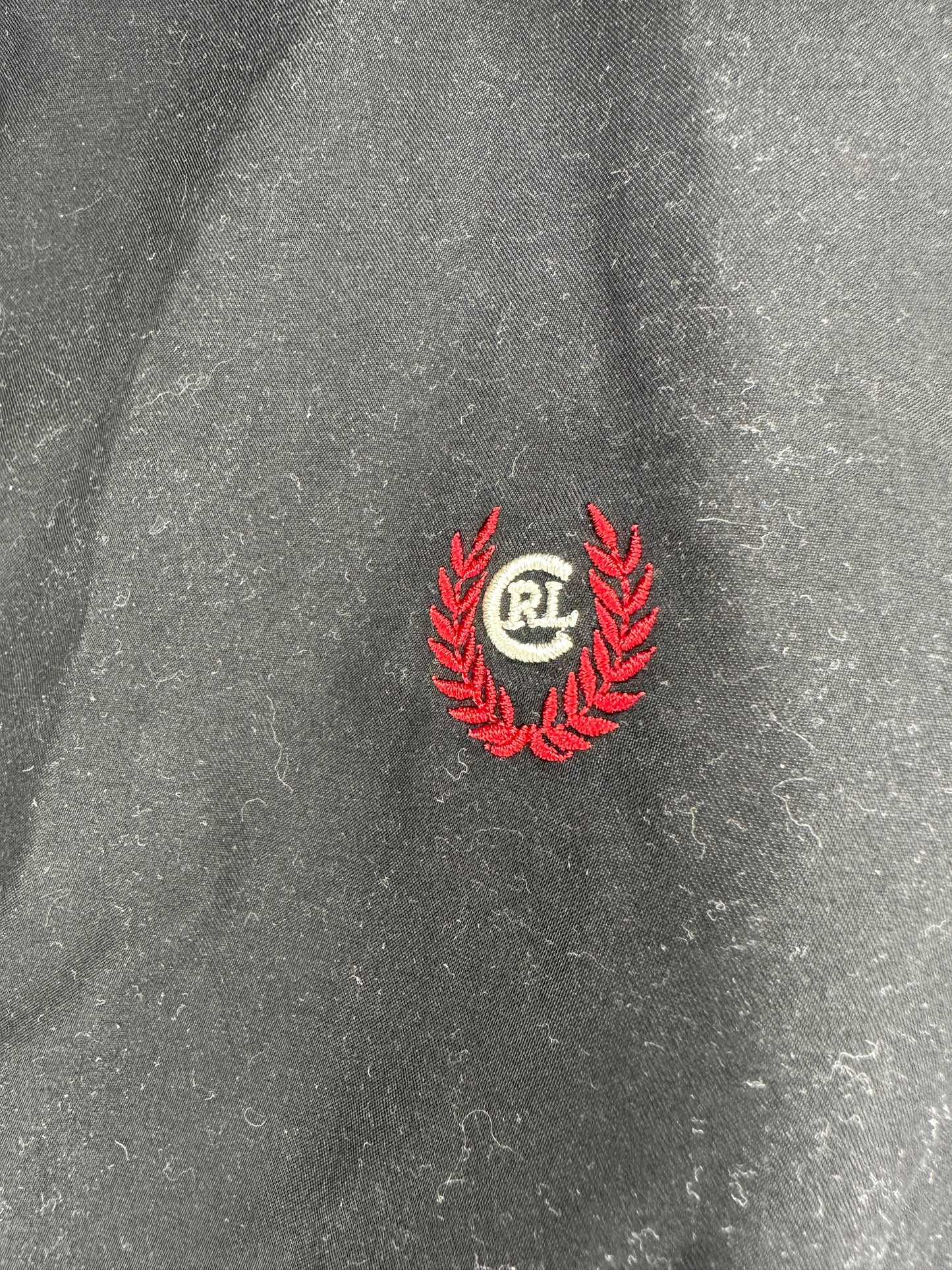VTG x Chaps x Ralph Lauren x Black Full Zip Light Jacket - M