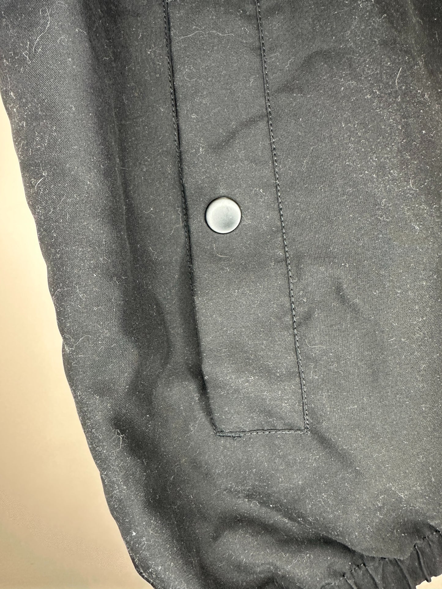 VTG x Chaps x Ralph Lauren x Black Full Zip Light Jacket - M