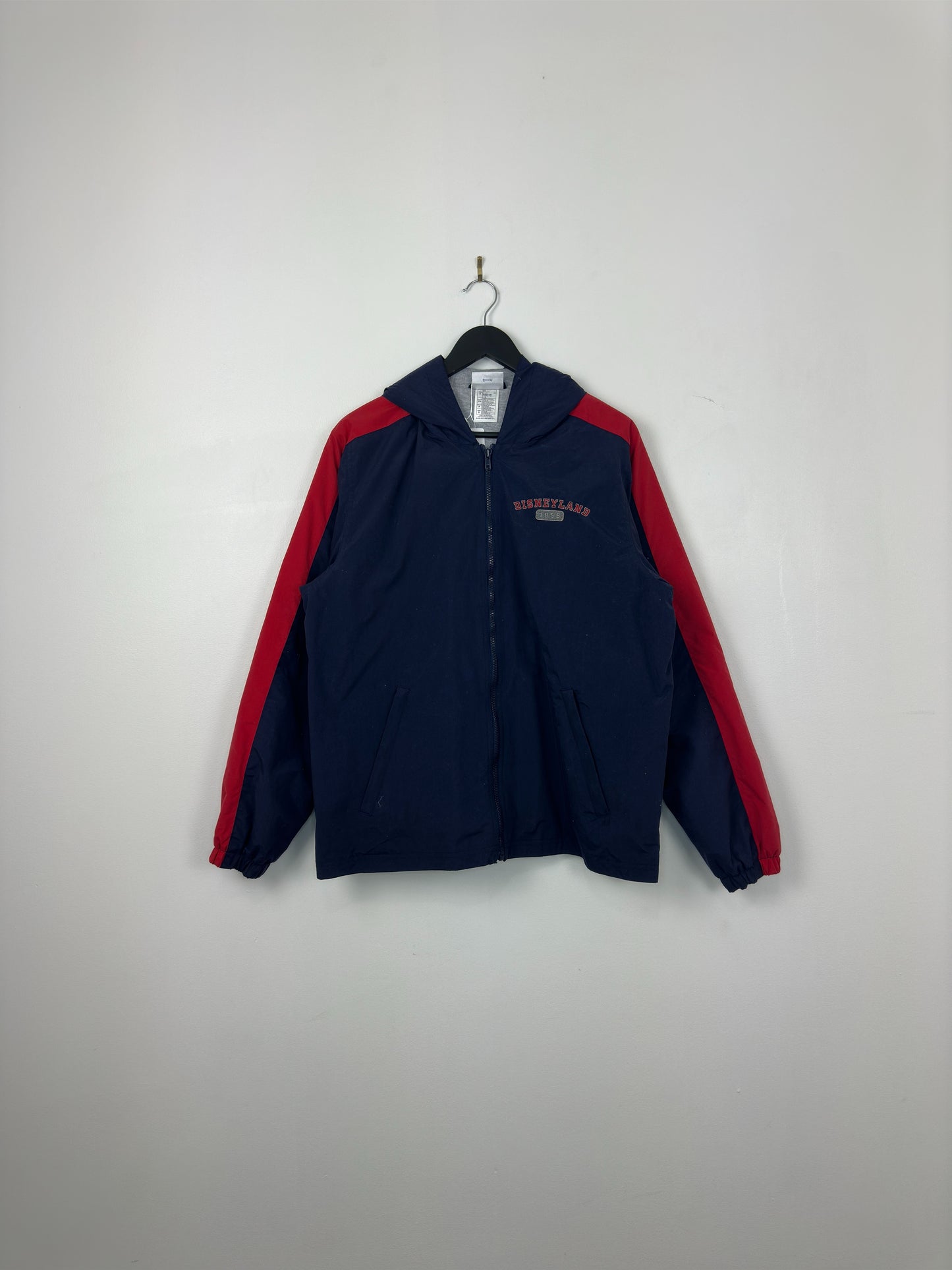 VTG x Disneyland Resorts x Mickey Mouse x Full Zip Navy Hooded Jacket - S