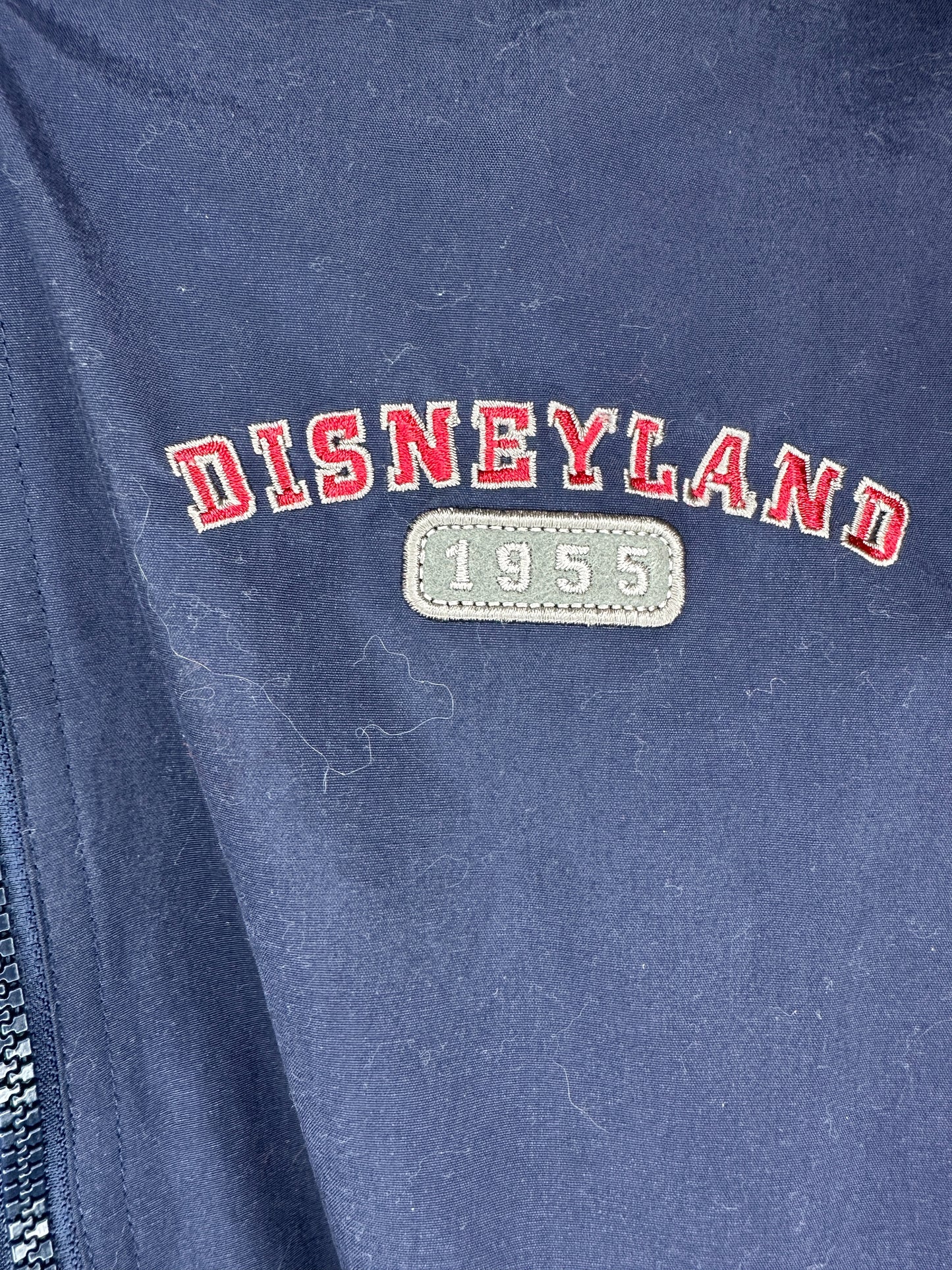 VTG x Disneyland Resorts x Mickey Mouse x Full Zip Navy Hooded Jacket - S