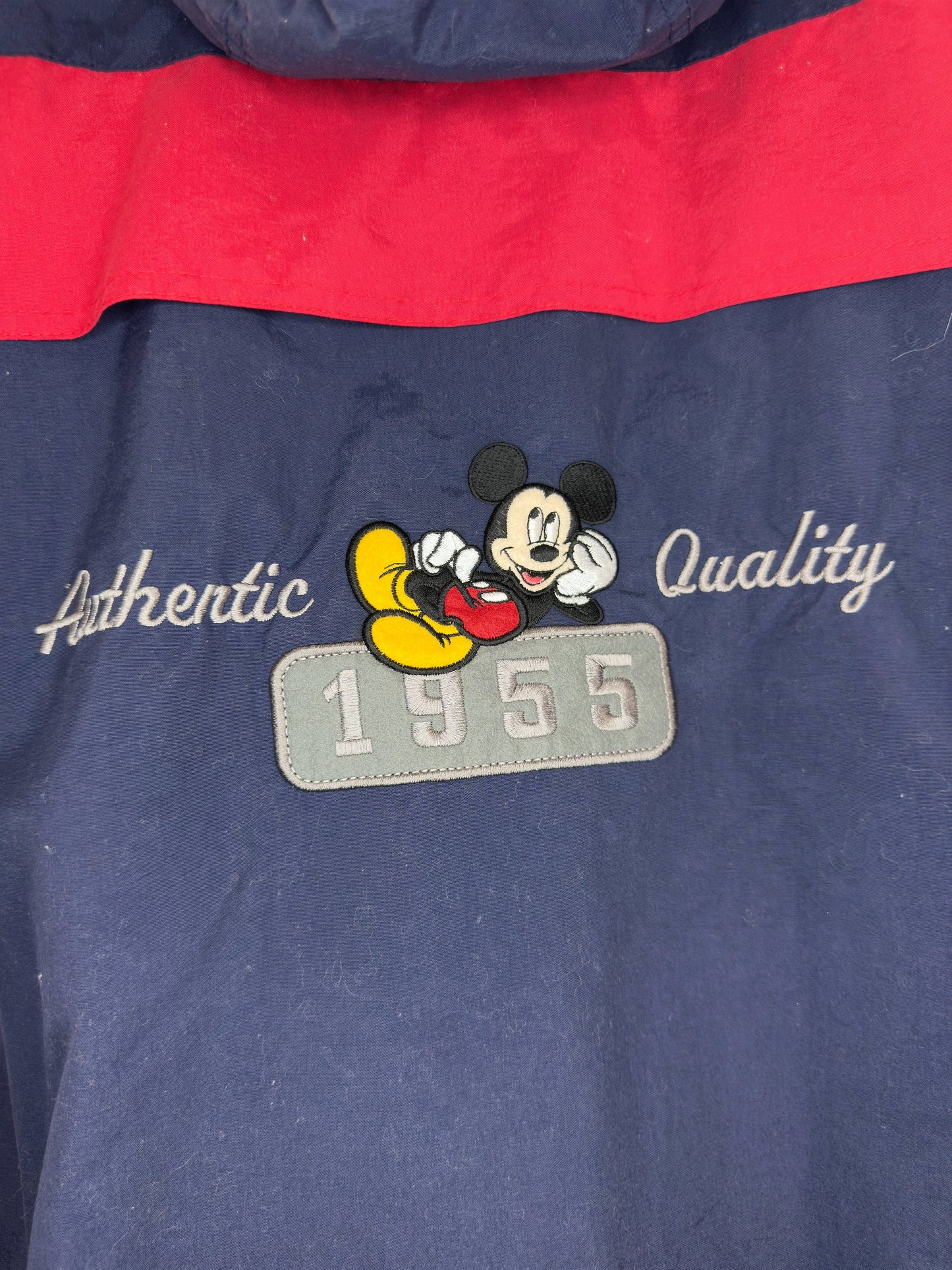 VTG x Disneyland Resorts x Mickey Mouse x Full Zip Navy Hooded Jacket - S