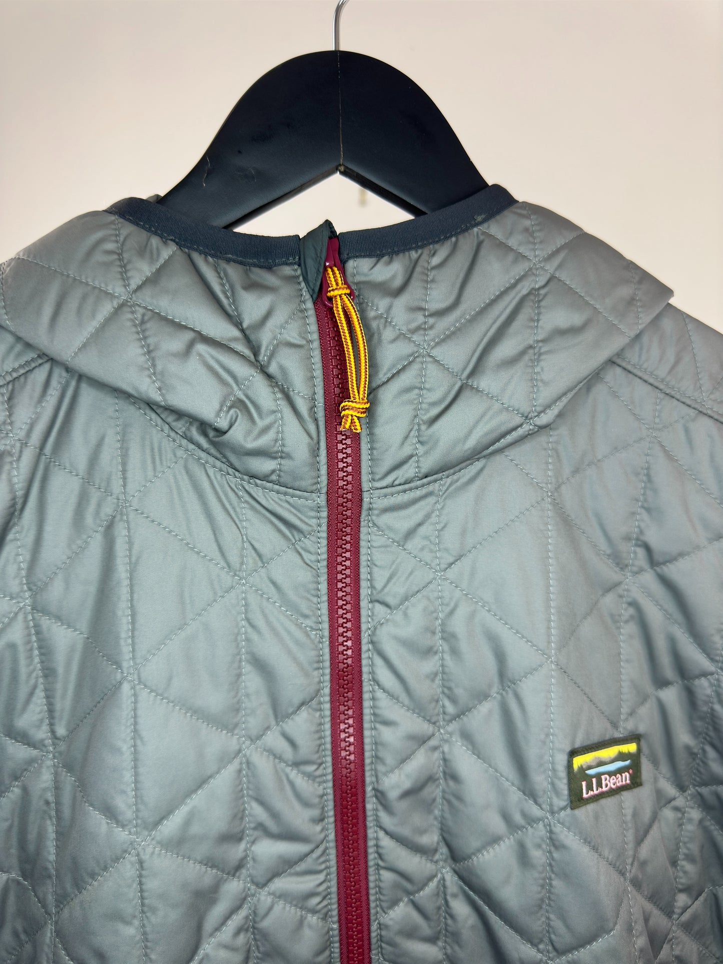 BNWT x LL Bean x Two Tone Half Zip Insulated Hooded Jacket - L