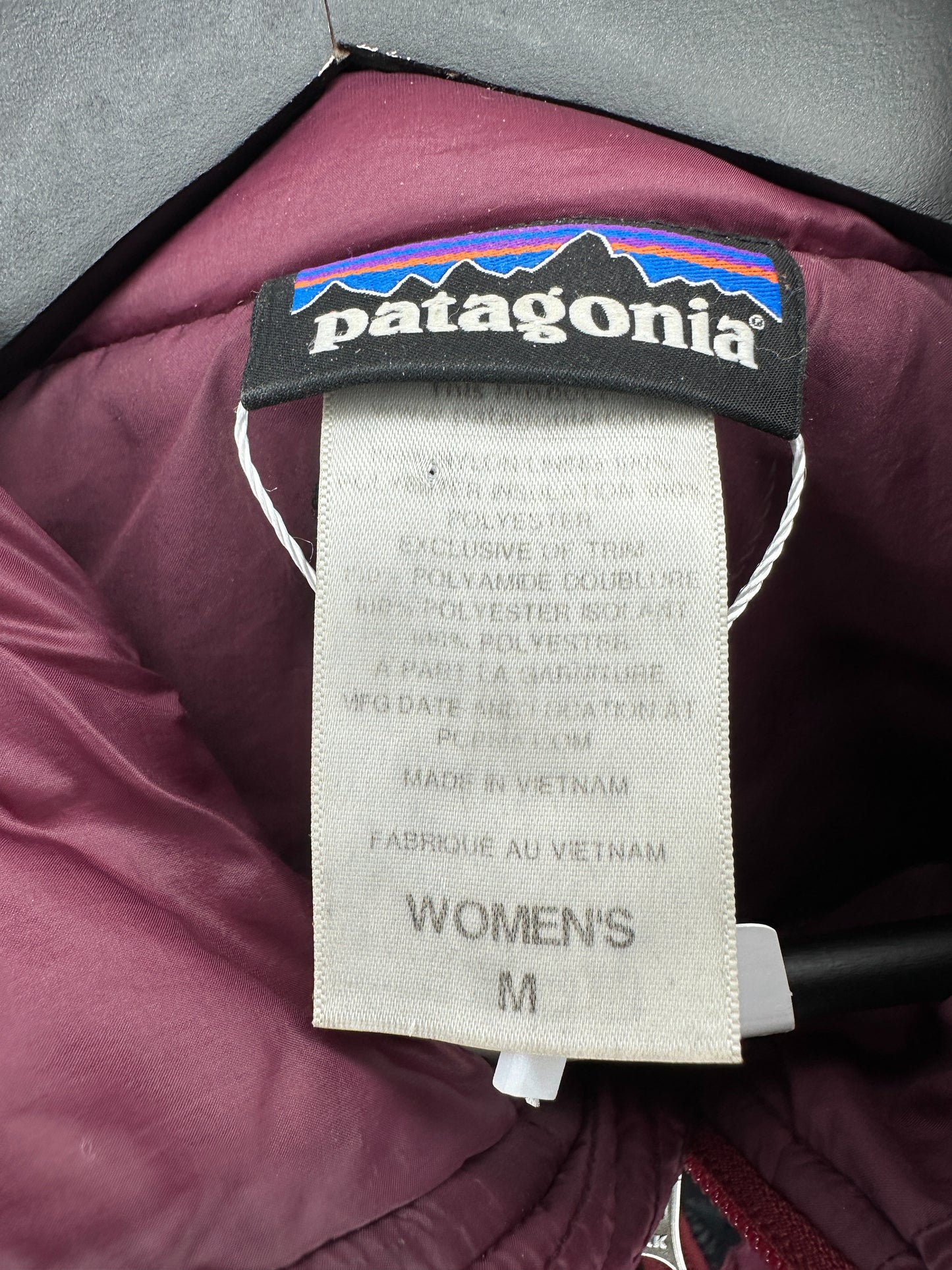Patagonia x Two Tone Purple Full Zip Insulated Puffer Jacket - Women's M