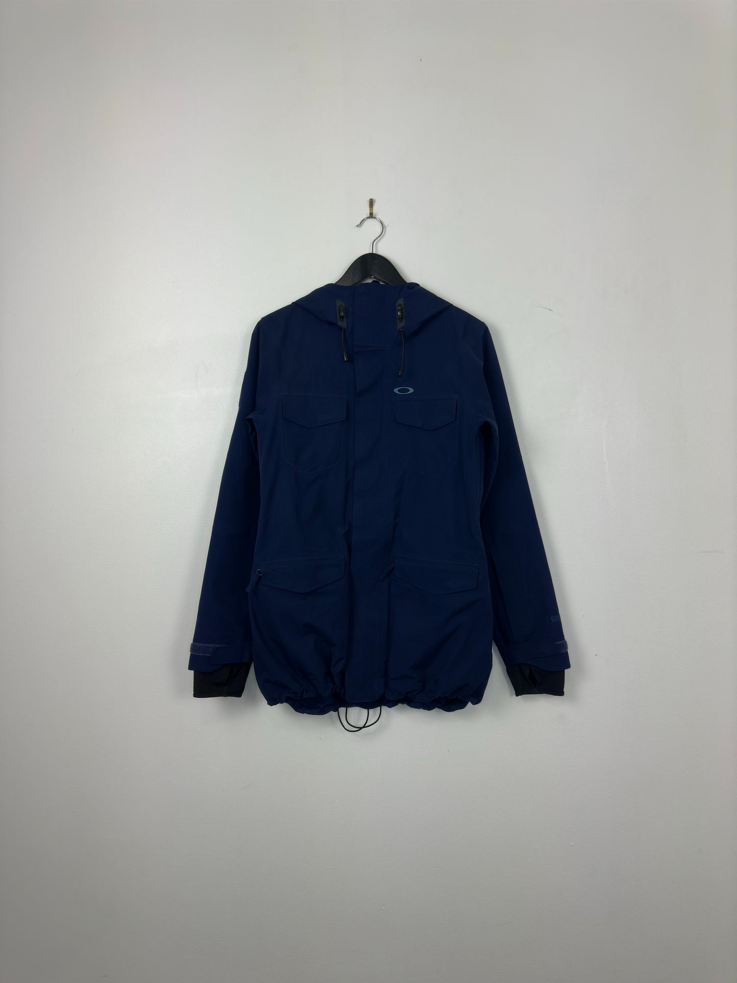 Oakley x Gore-Tex x Navy Blue Full Zip Shell Snow Jacket - S