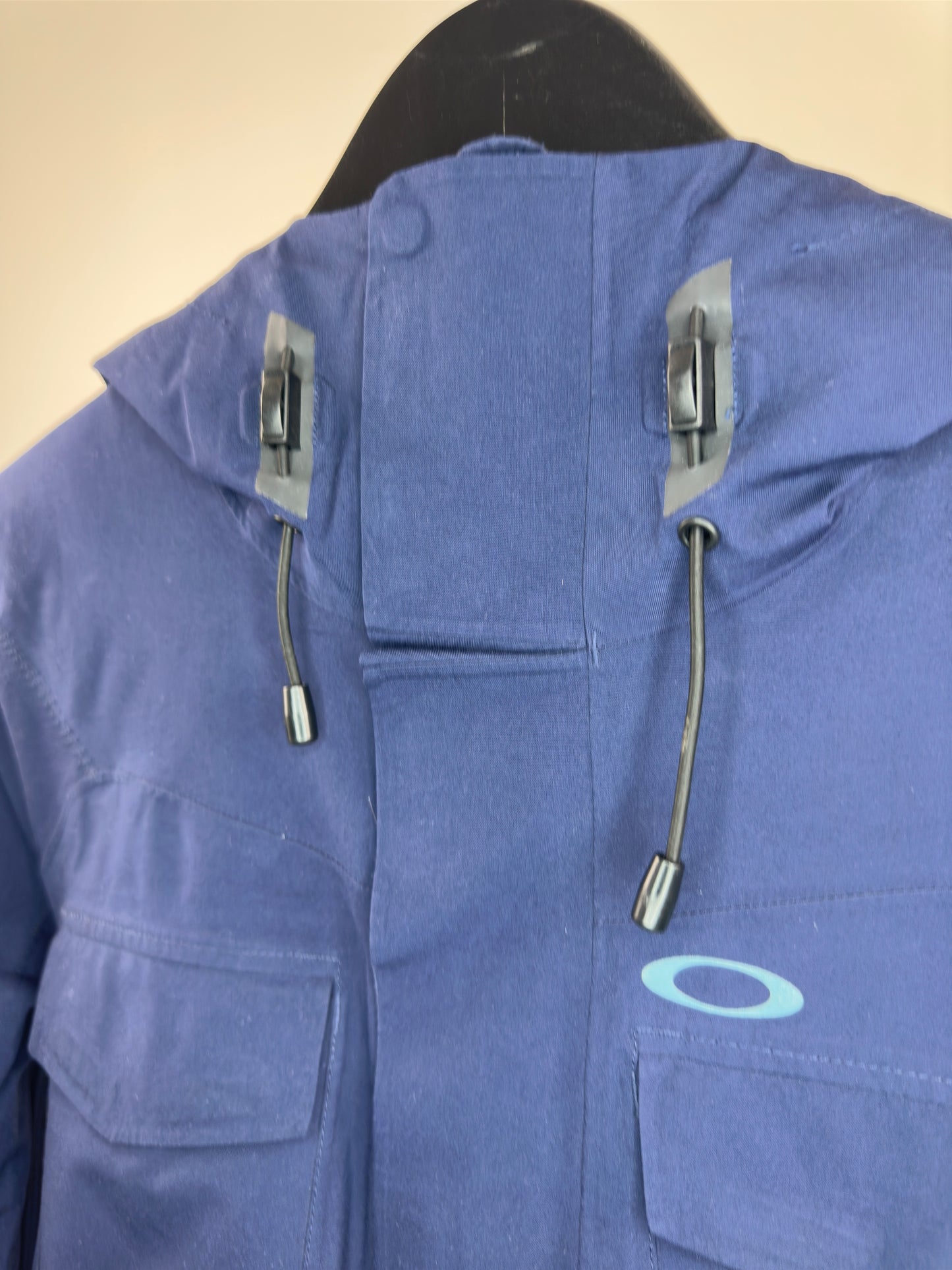 Oakley x Gore-Tex x Navy Blue Full Zip Shell Snow Jacket - S