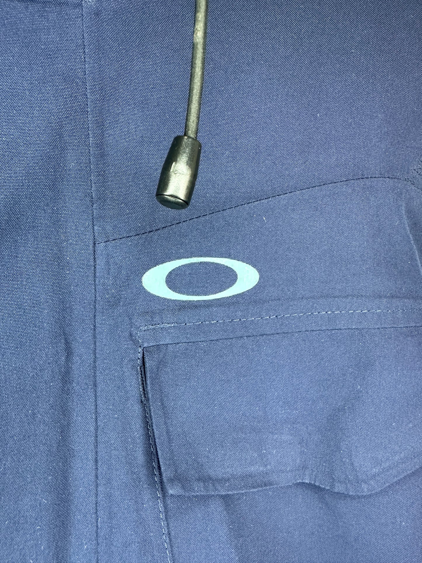 Oakley x Gore-Tex x Navy Blue Full Zip Shell Snow Jacket - S