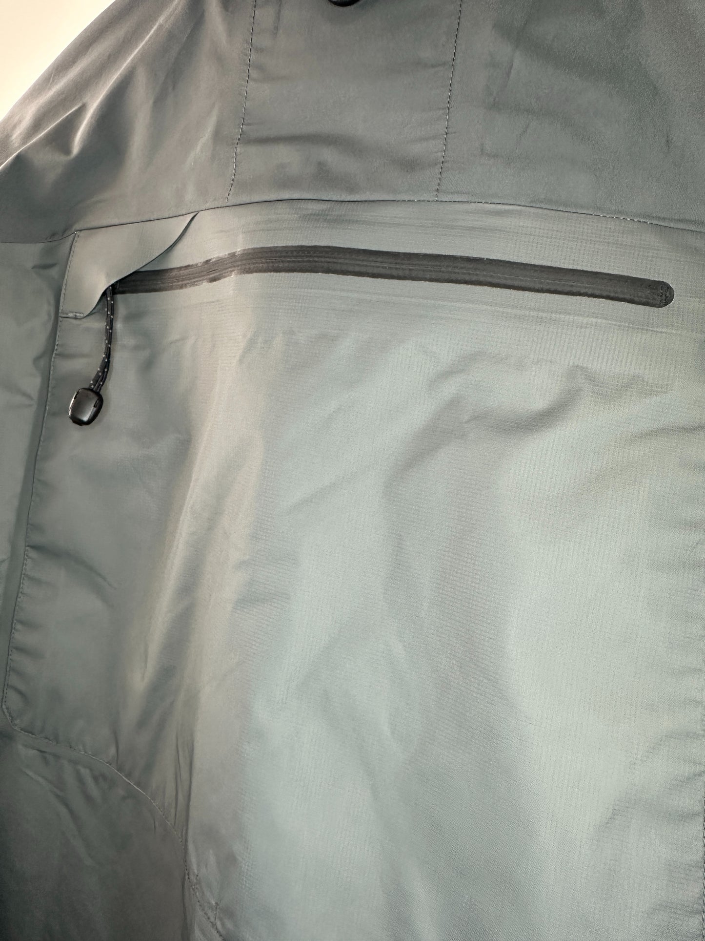 SIMMS x Gore-Tex x Grey Full Zip Shell Fishing Jacket - S