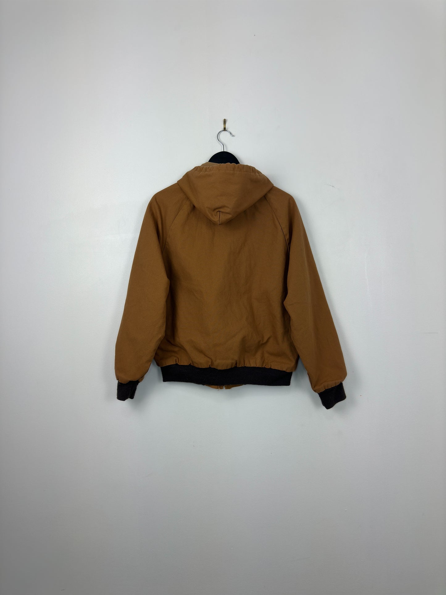 VTG x King Louie x Brown Active Style Full Zip Hooded Jacket - S