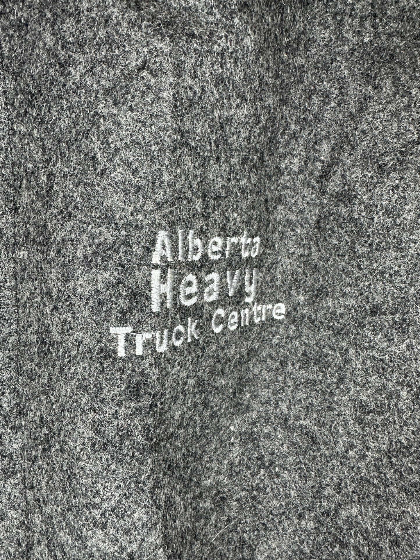 VTG x VOLVO Trucking x Alberta Heavy Truck Center x Black Brown Leather Zip Up Jacket - XXL