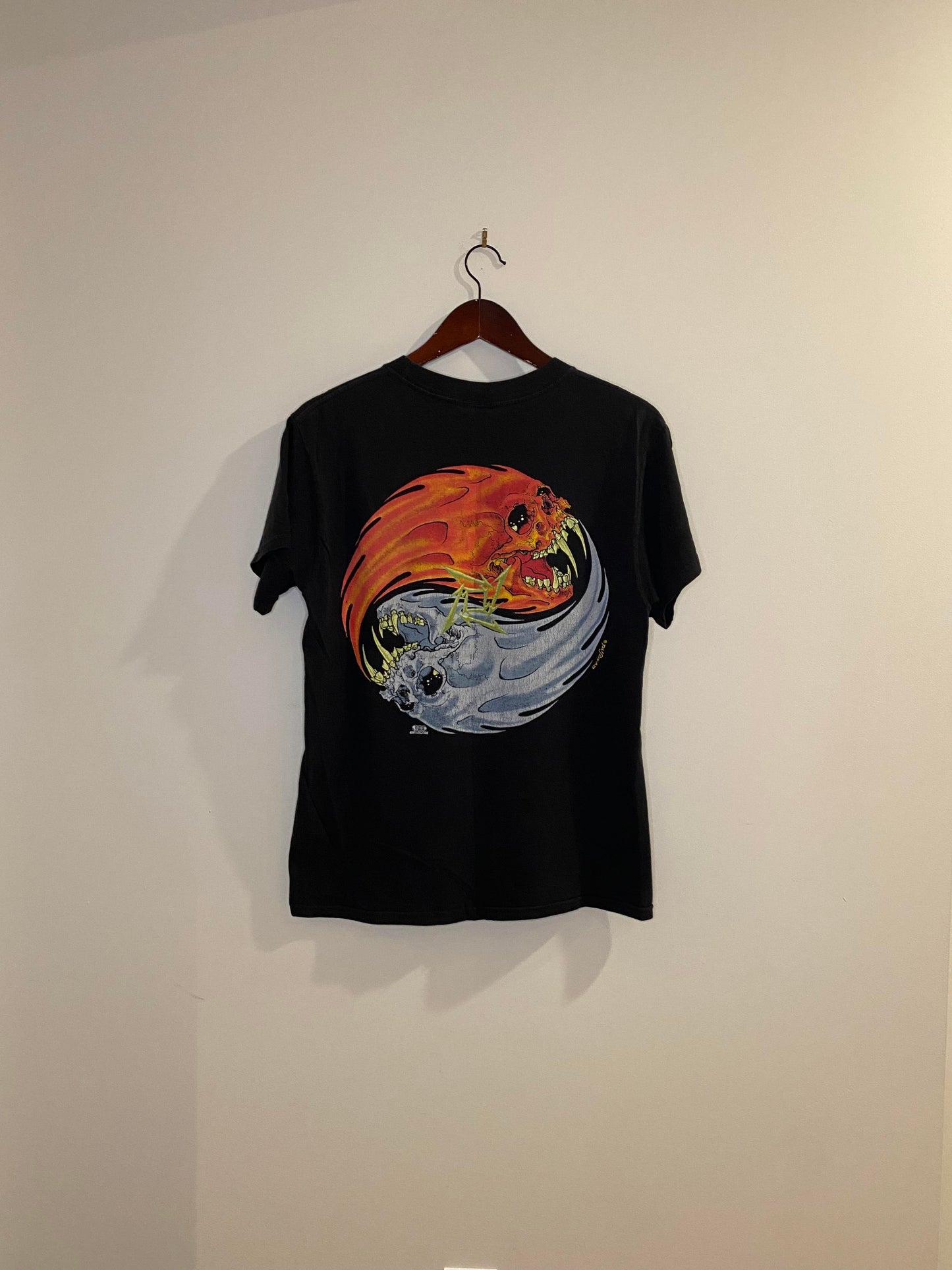 VTG x Metallica x REBEL Pusshead Print Black Graphic Tee - S/M