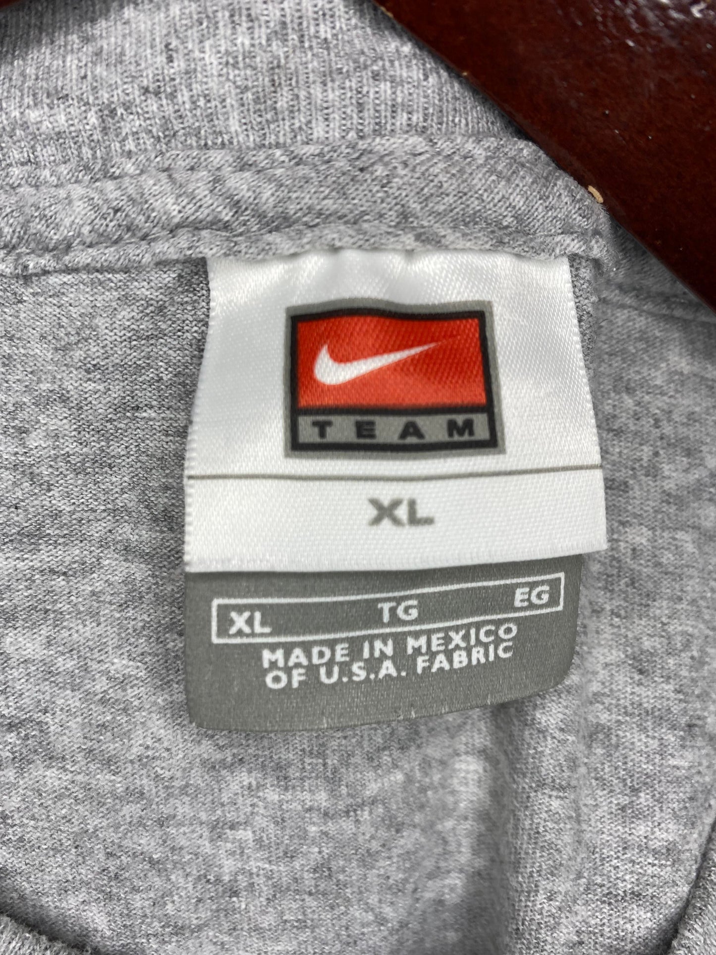 VTG x NIKE x DUKE University Grey Lacrosse Tee - XL