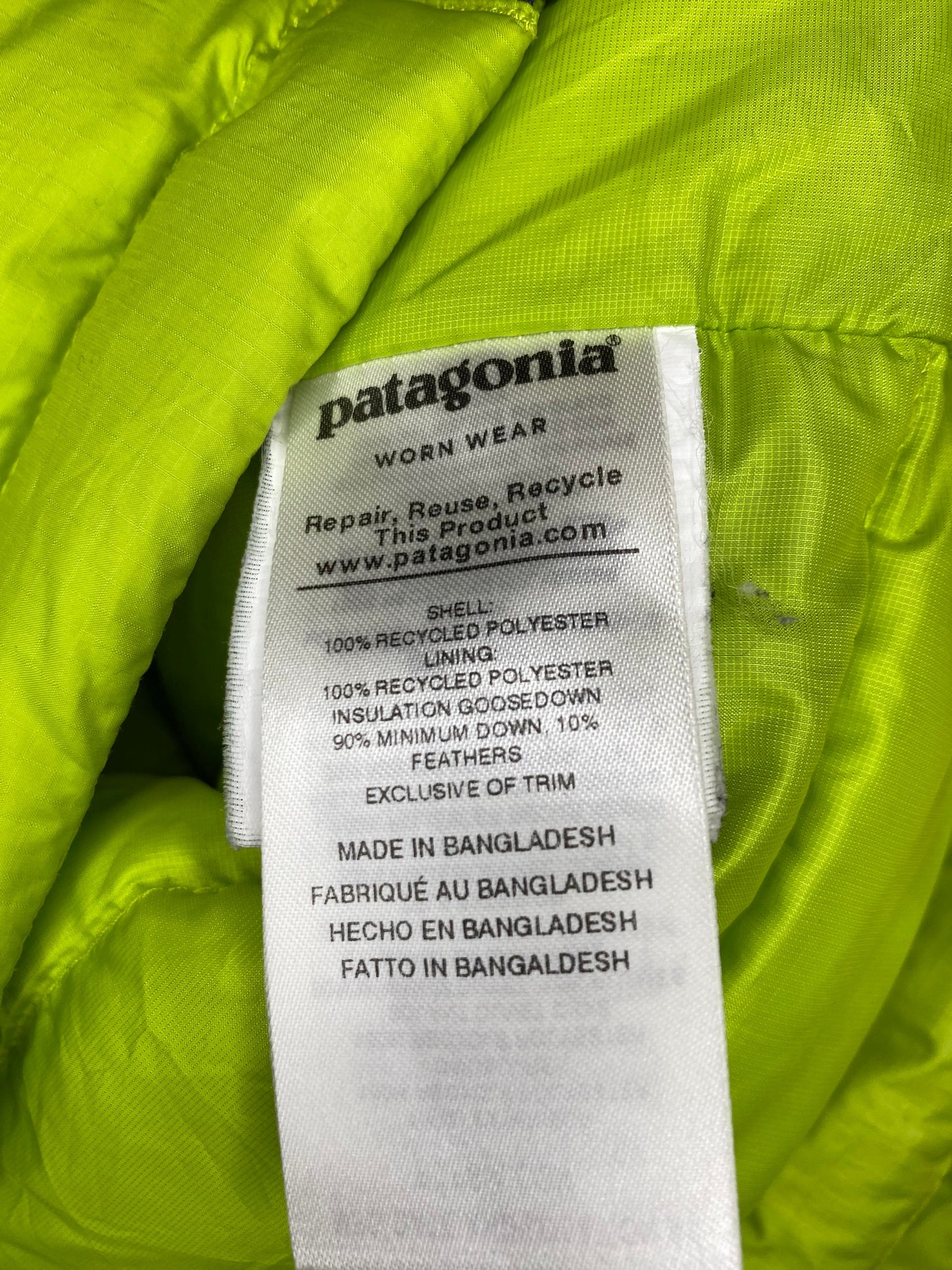 Patagonia x Black Zip-Up Puffer Quilted Jacket - M