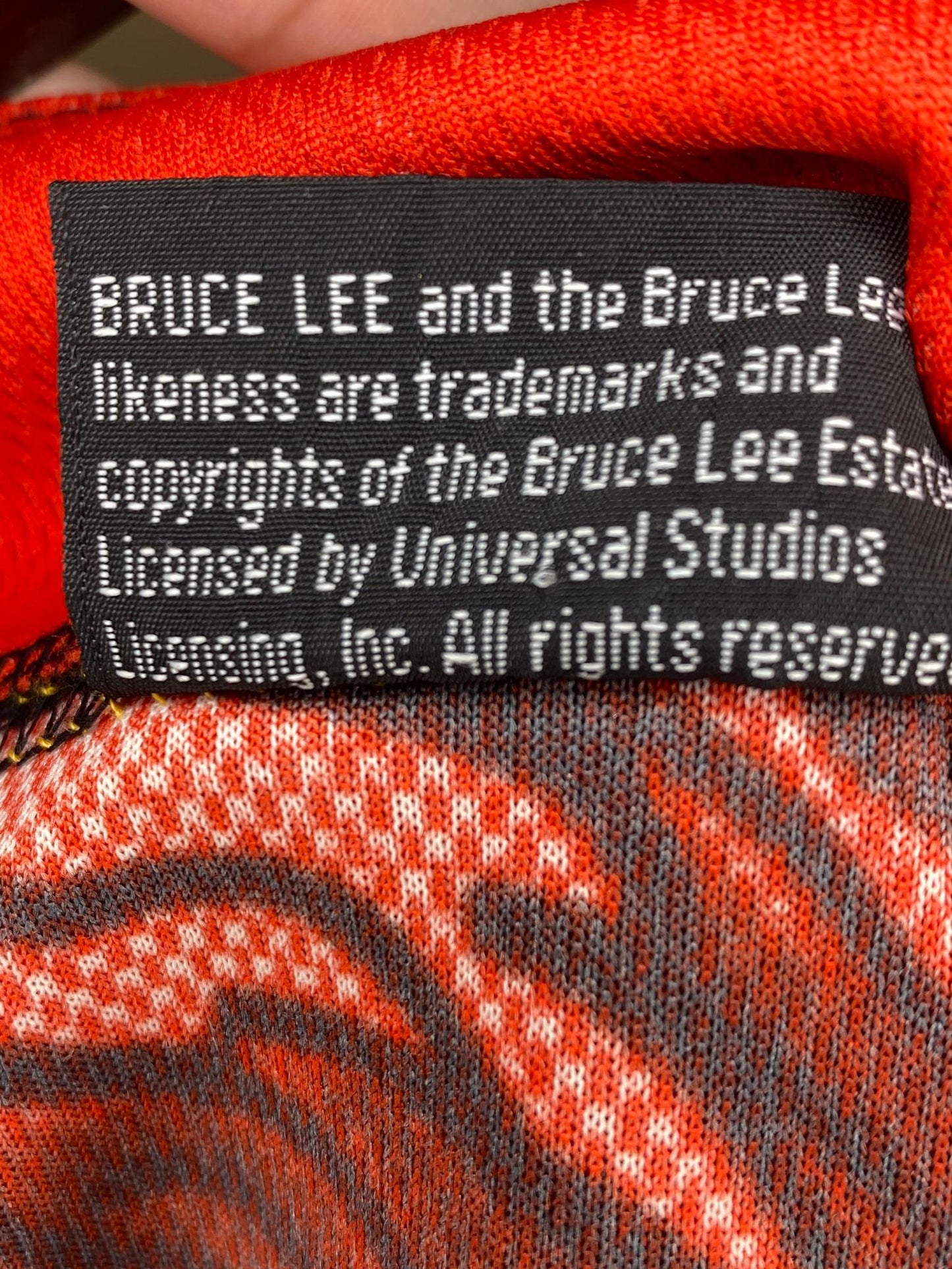 VTG x Bruce Lee x Universal Studios x The DRAGON x Red/Black Baseball Type Jersey - L