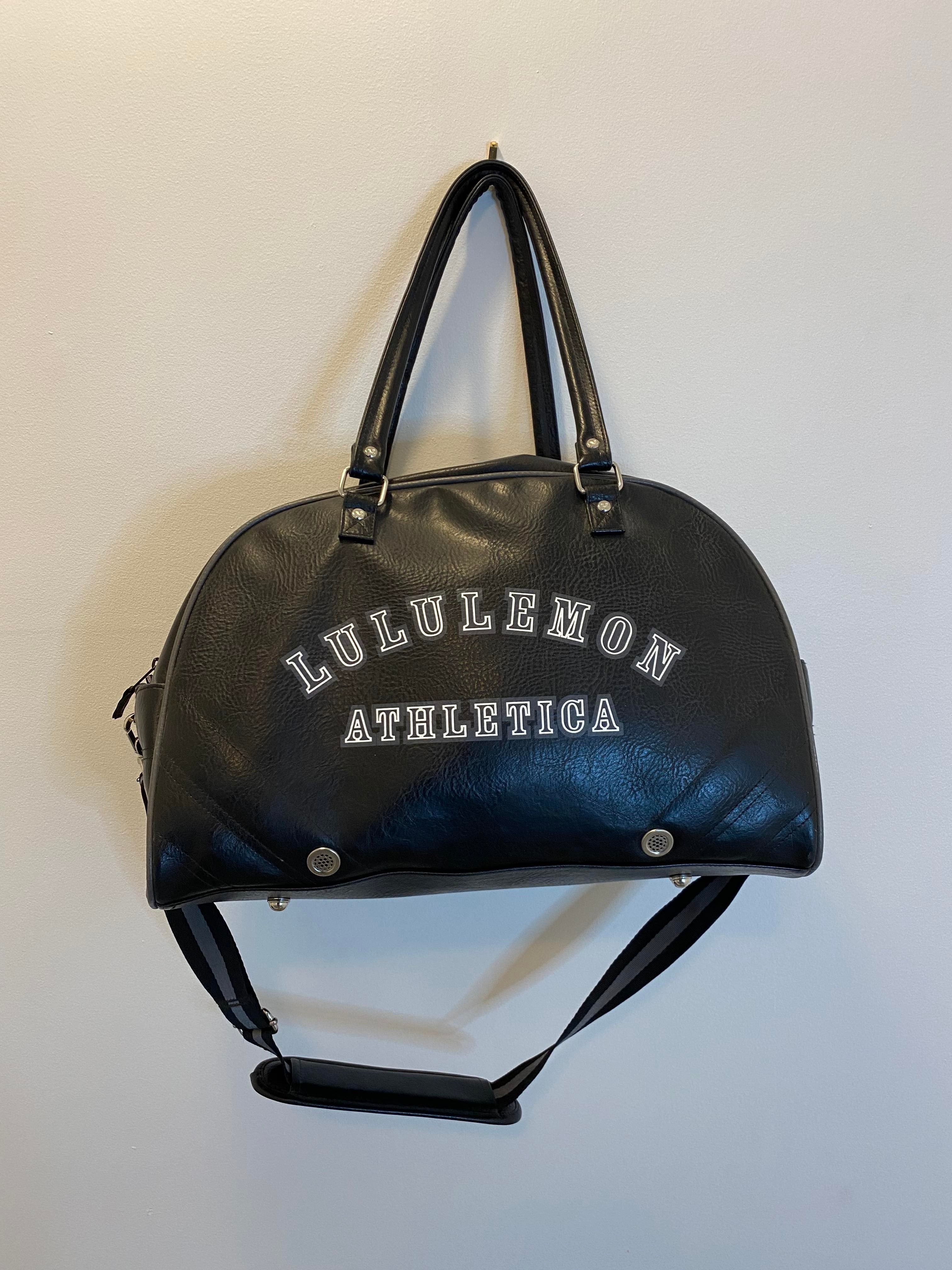 Lululemon leather gym bag best sale